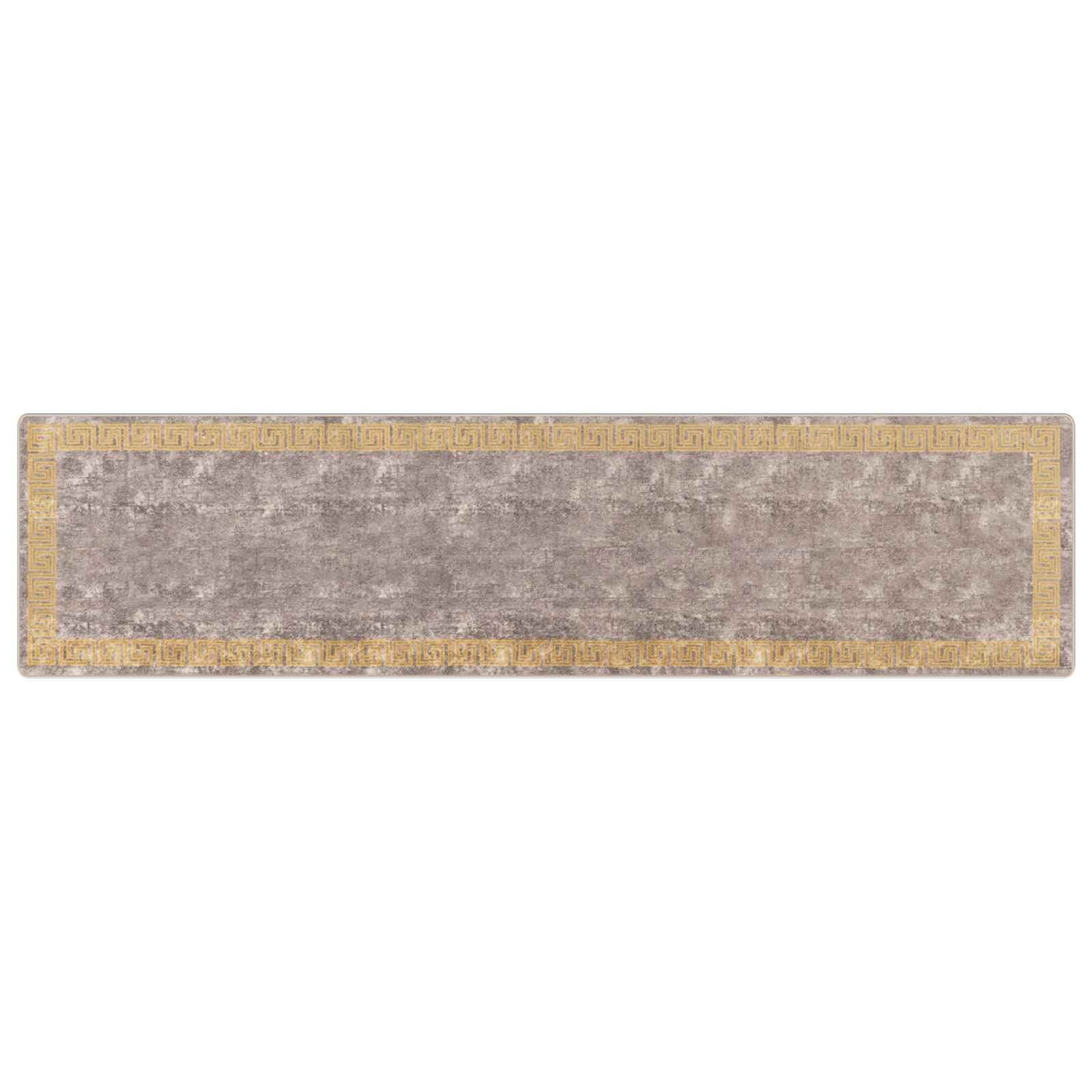 Szőnyeg futó marsa szürke 100 x 400 cm poliészter és pvc