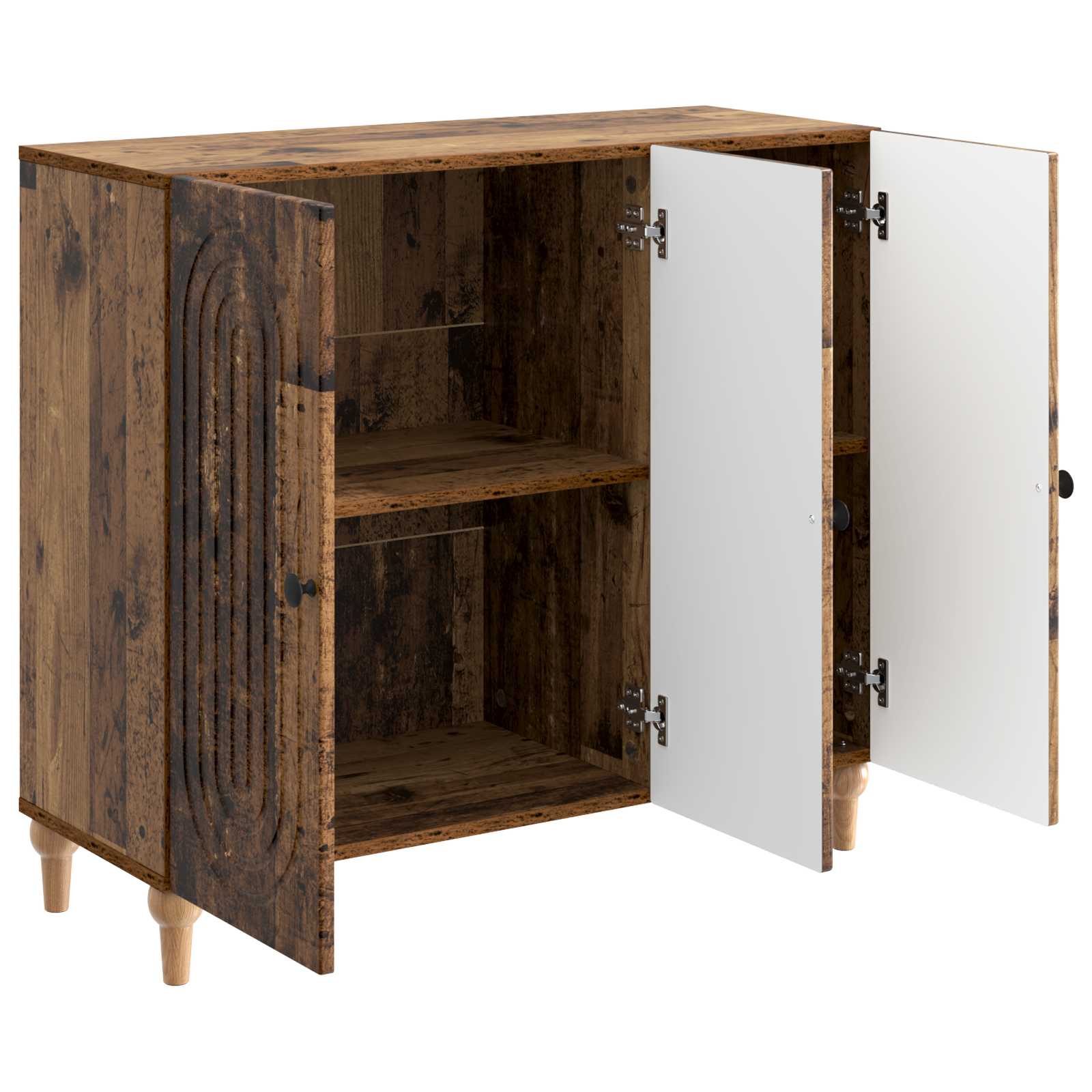 Széf antik fa 89 x 34,5 x 80 cm szerelt fa