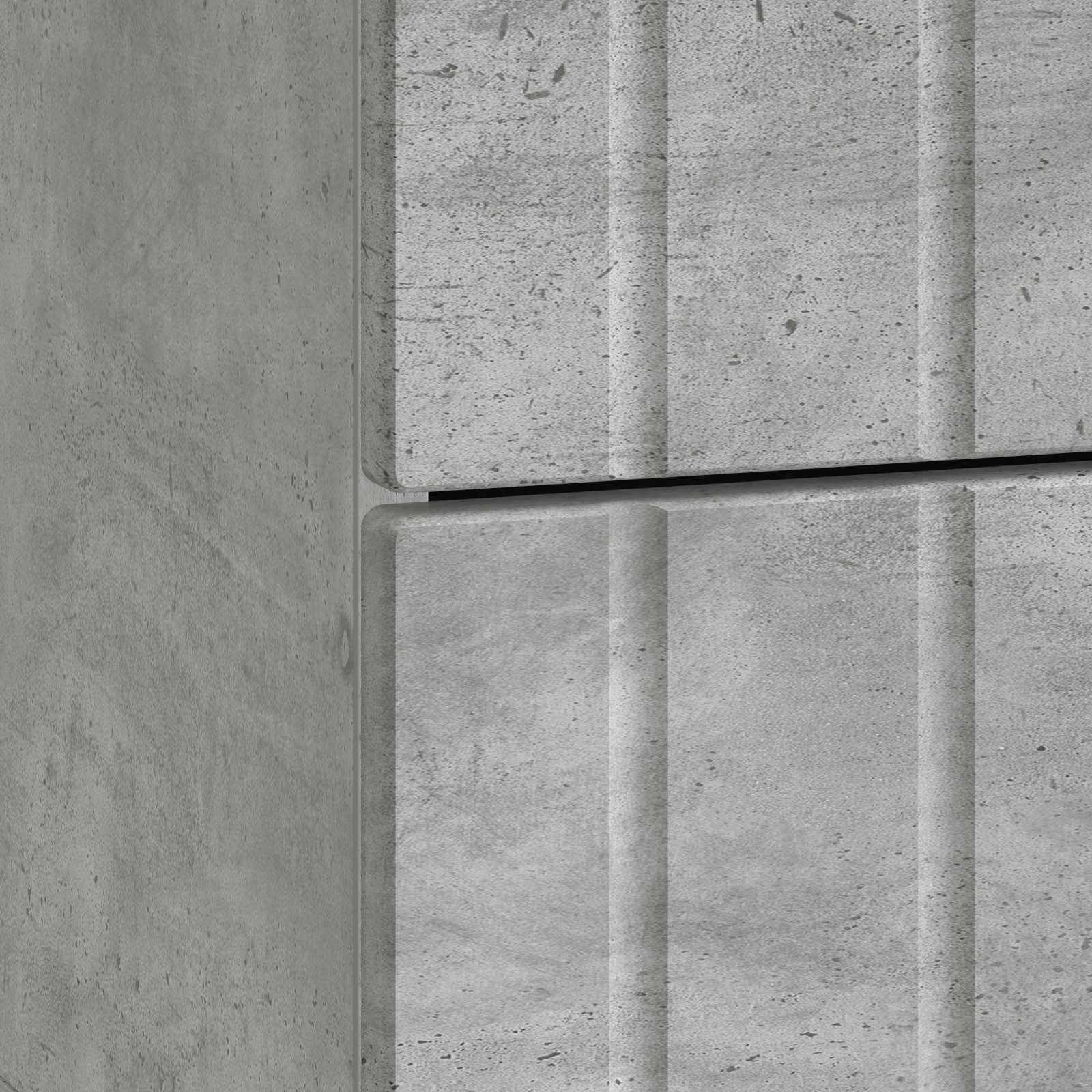 Éjjeliszekrény 2 pcs betonszürke 43 x 34,5 x 49,5 cm szerelt fa