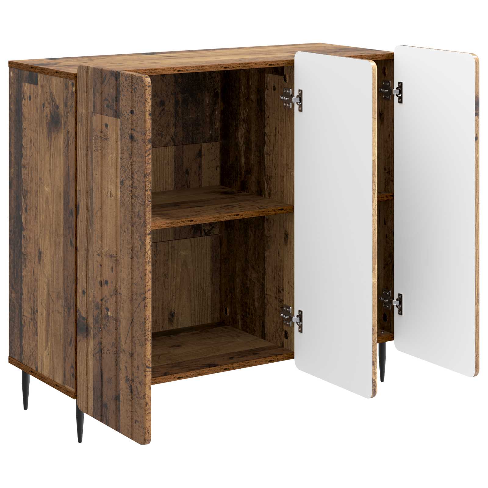 Széf antik fa 89 x 34,5 x 82 cm szerelt fa