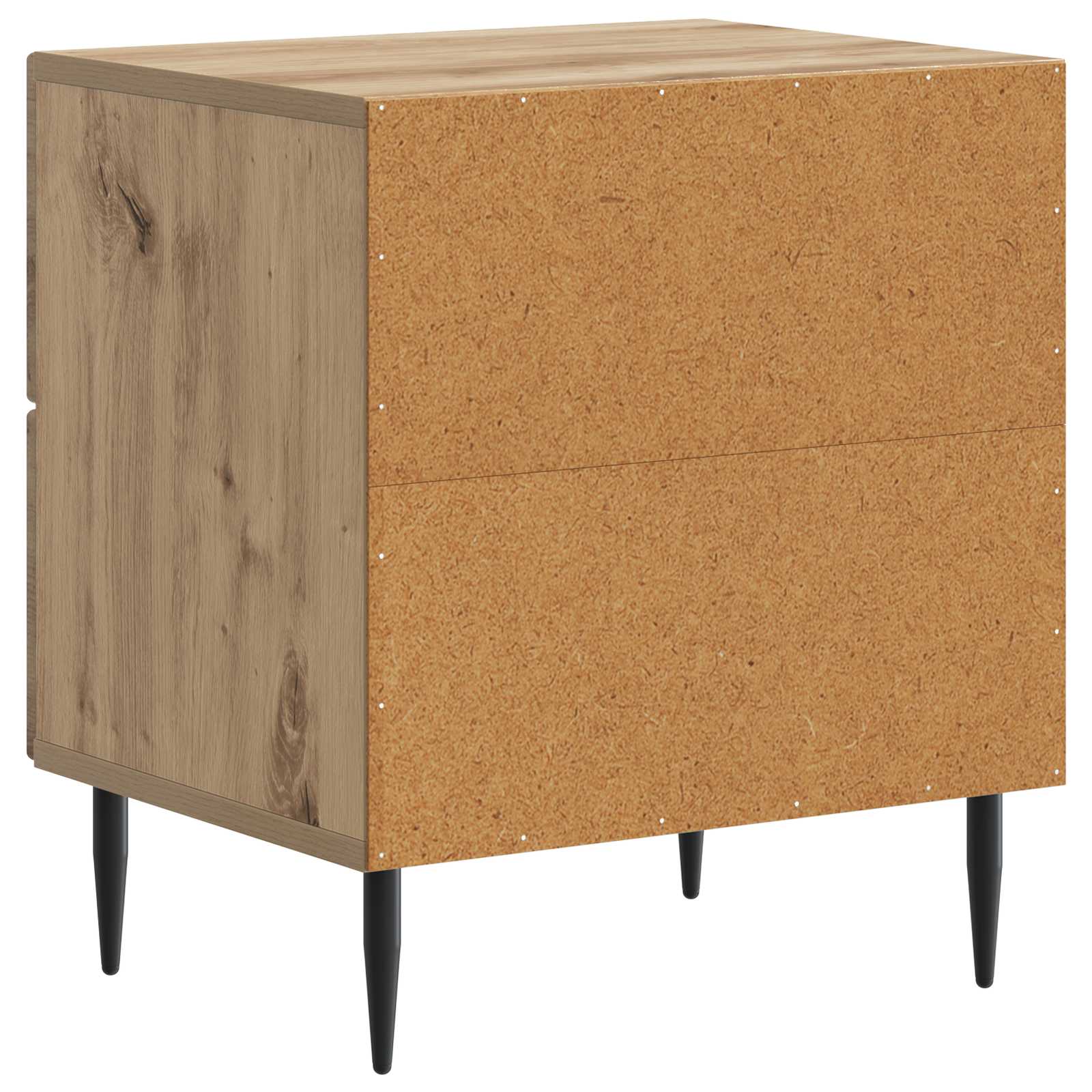 Éjjeliszekrény fiókkal 2 pcs kézműves tölgy 43 x 34,5 x 47,5 cm