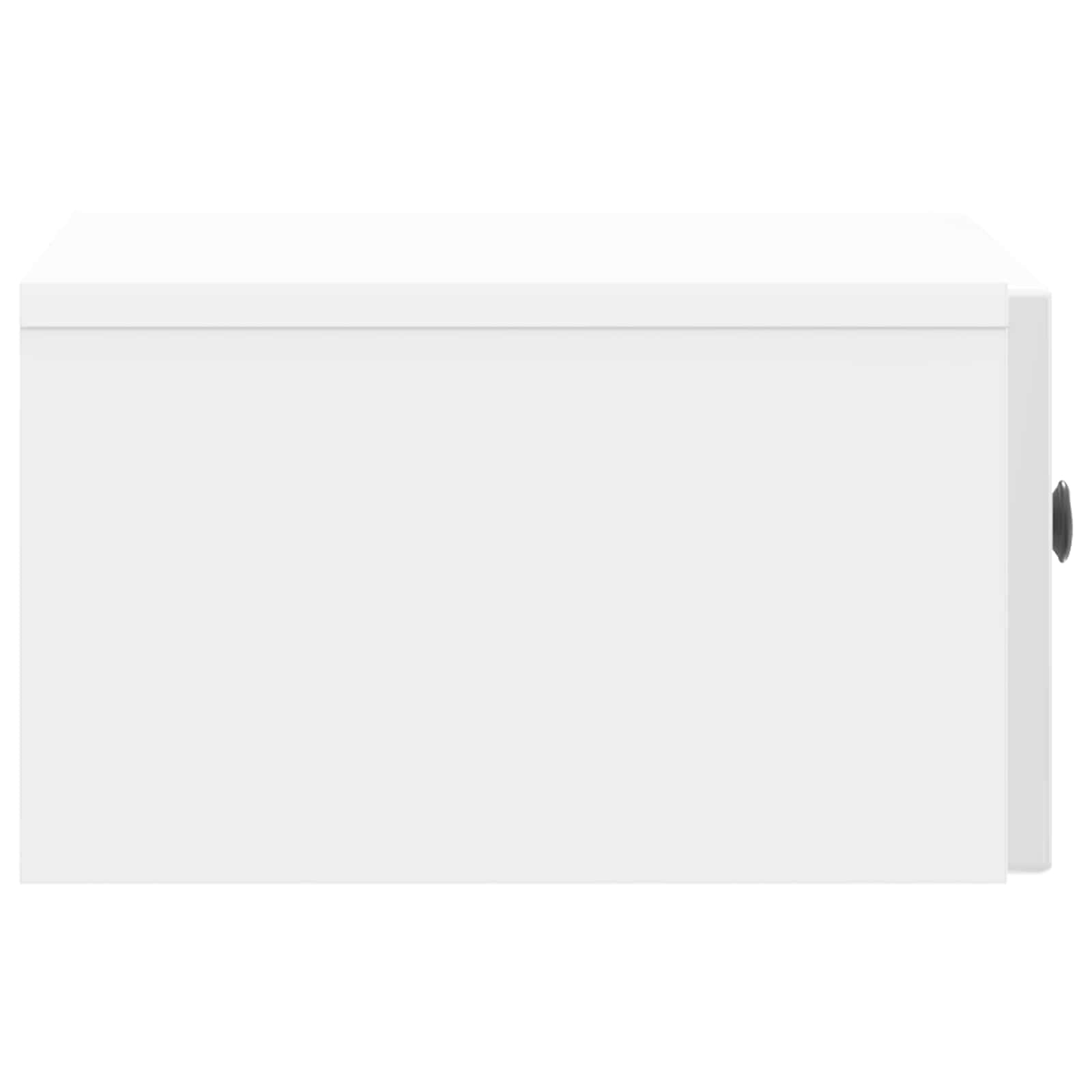 Éjjeliszekrény fiókkal 2 pcs magasfényű fehér 49 x 34,5 x 20 cm
