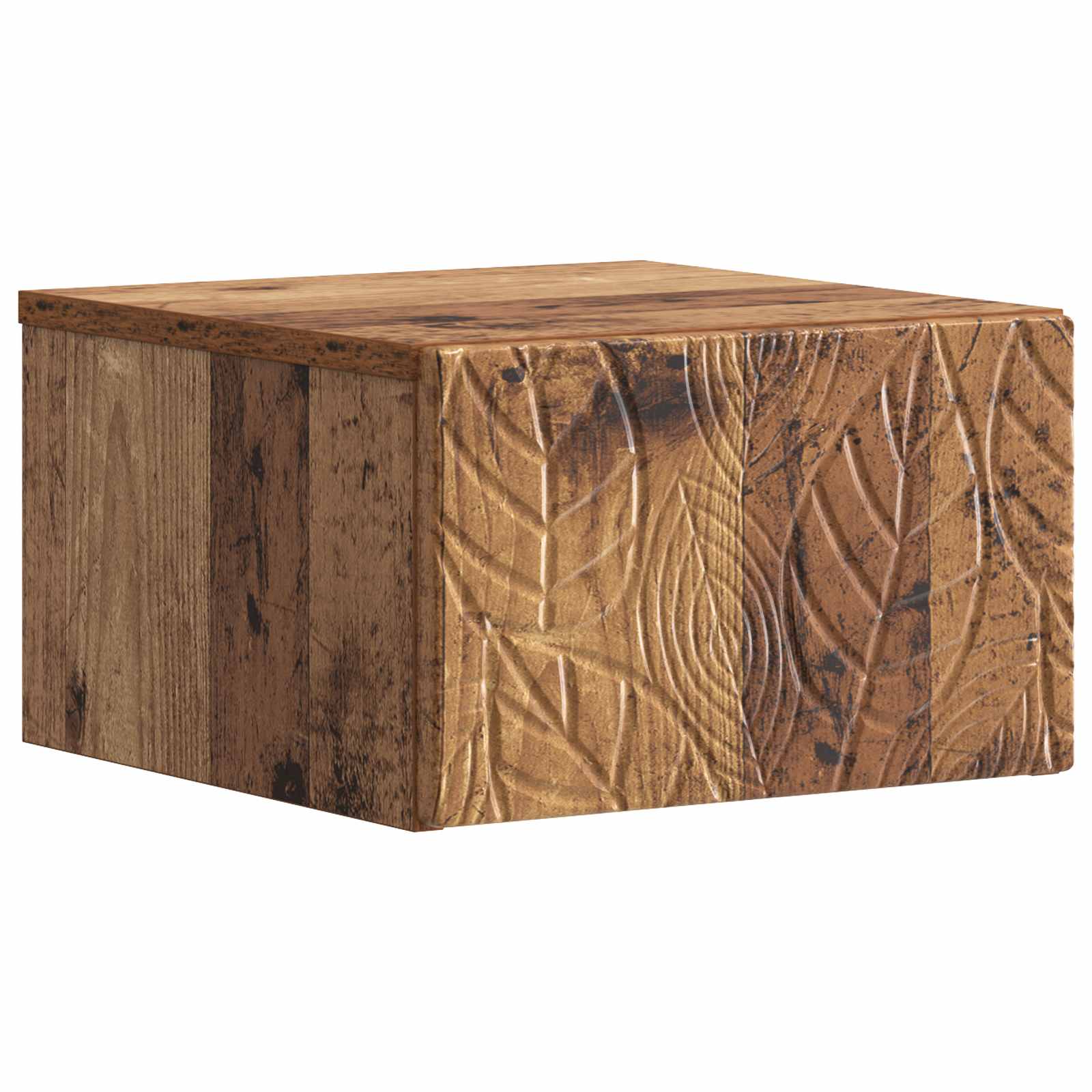 Fali éjjeli szekrény 2 pcs antik fa 49 x 34,5 x 20 cm