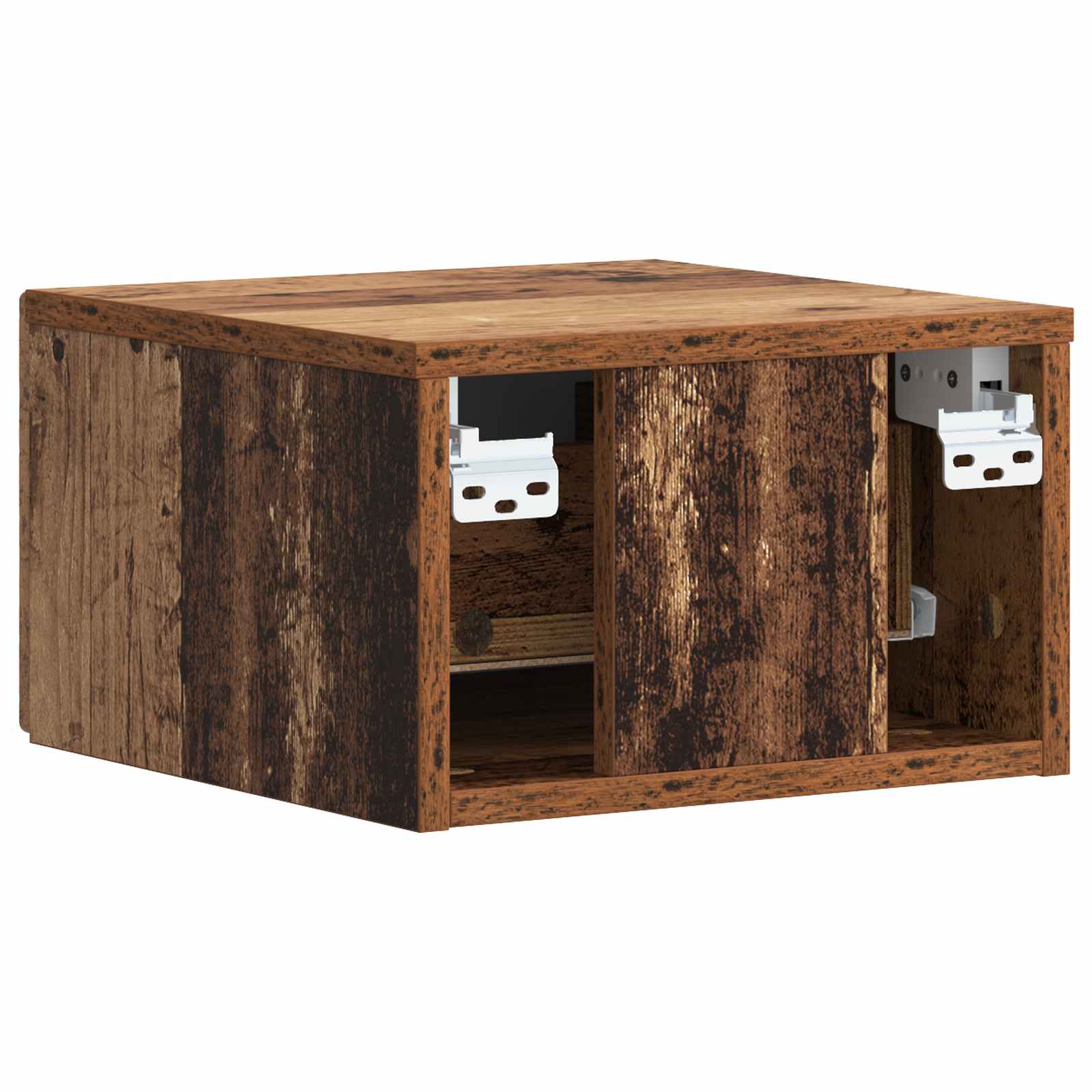 Fali éjjeli szekrény 2 pcs antik fa 49 x 34,5 x 20 cm