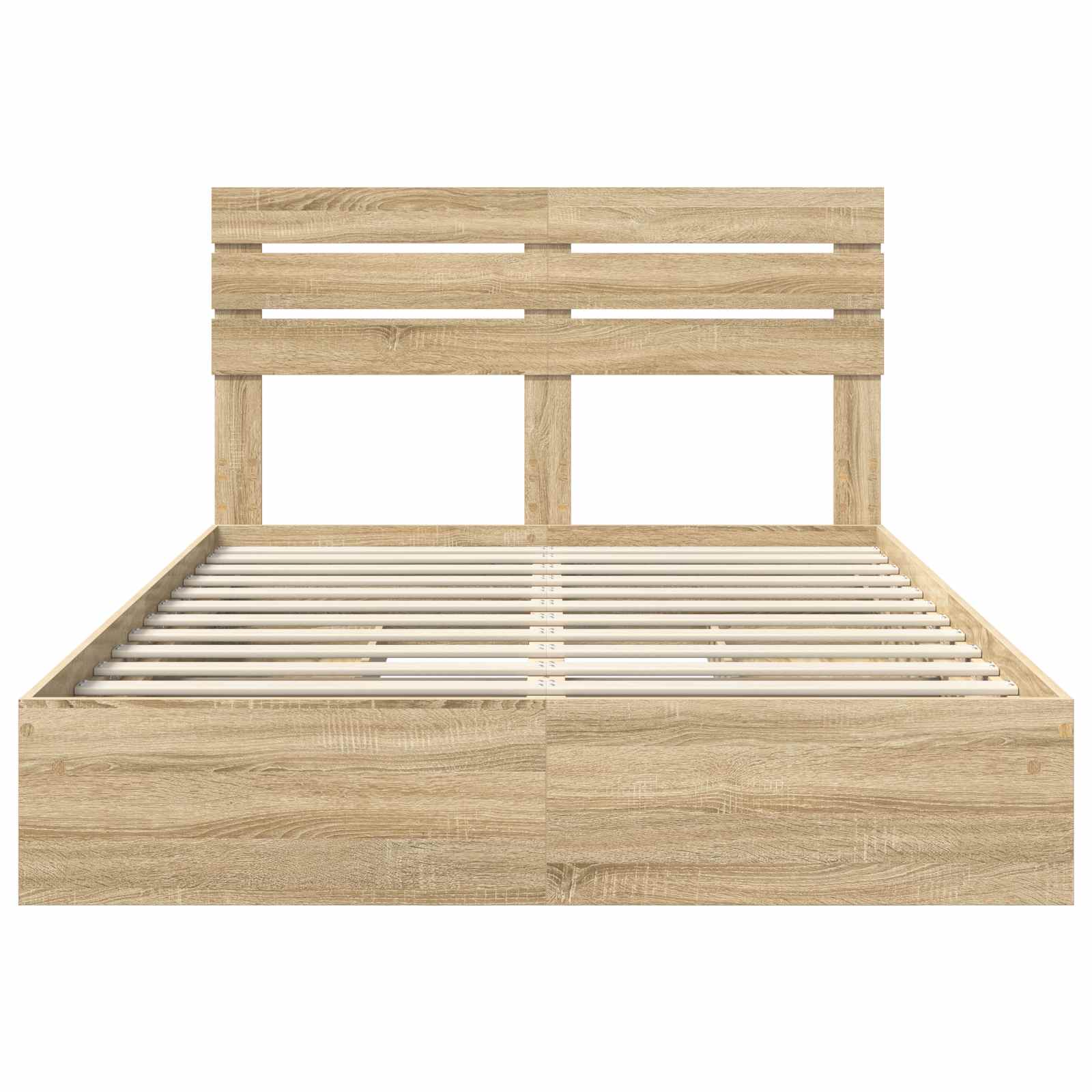 Tárolós ágy fiókkal sonoma tölgy 140 x 190 cm szerelt fa