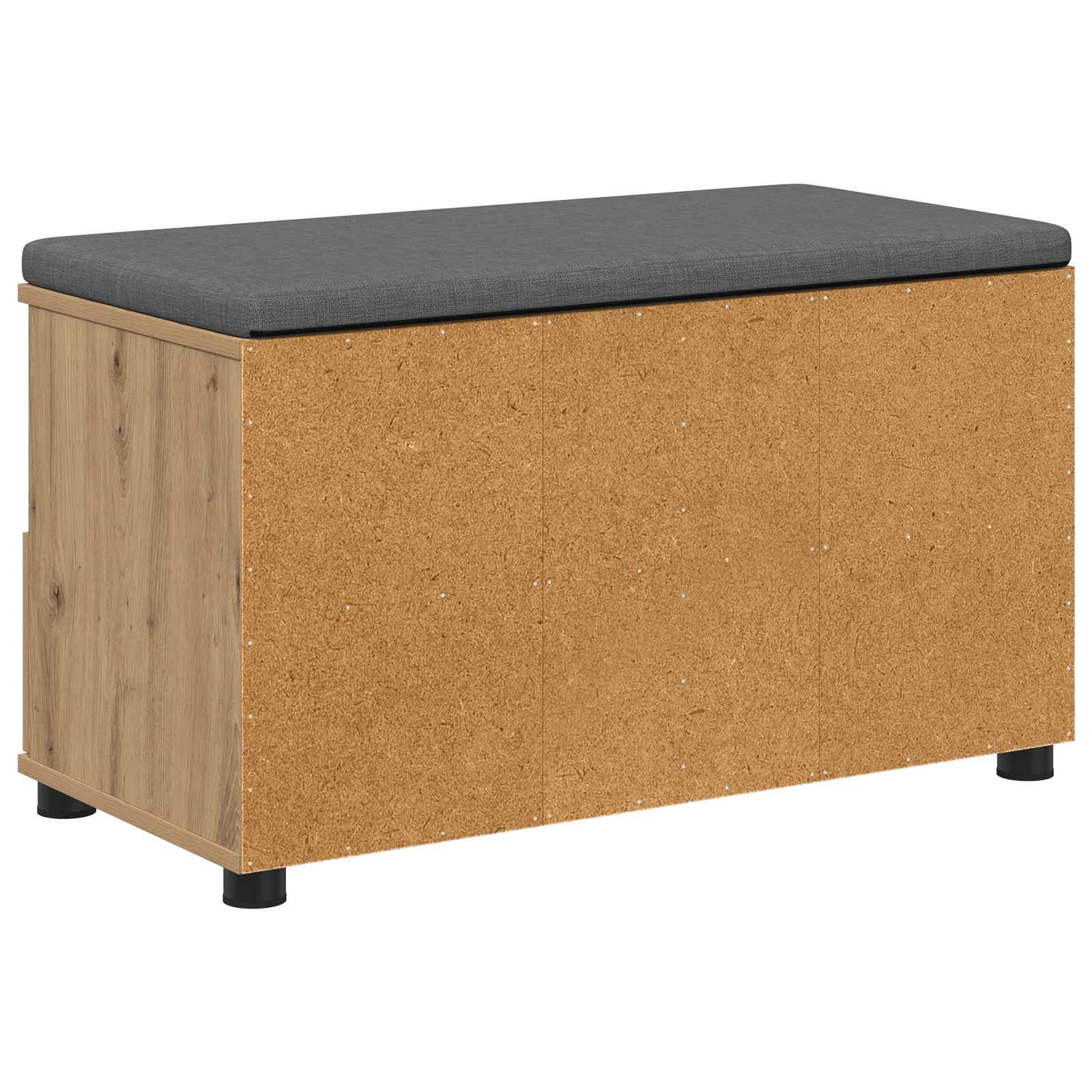 Előtér pad párnával fiókkal artisan tölgy 80 x 38 x 46 cm