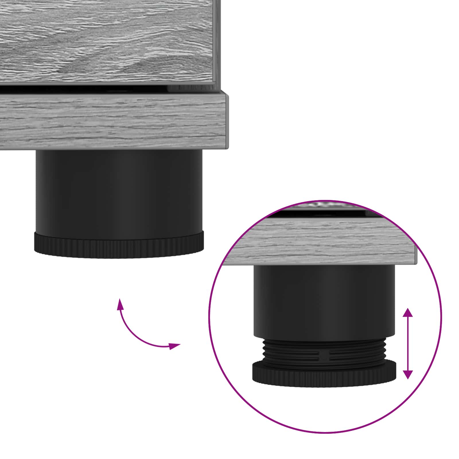 Előtér pad párnával fiókkal szürke sonoma 100 x 38 x 46 cm