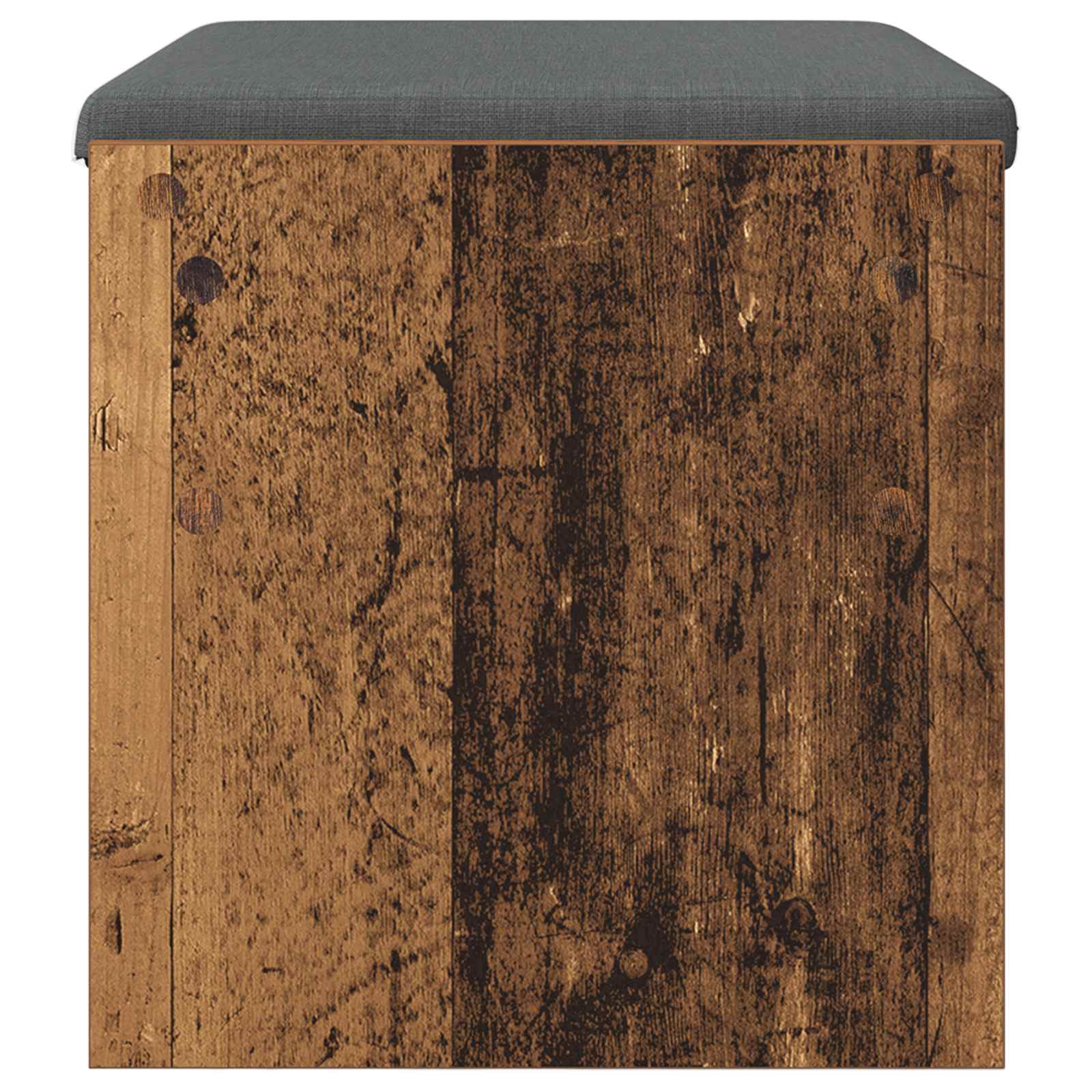 Előtér pad párnával öreg fa 60 x 38 x 46 cm