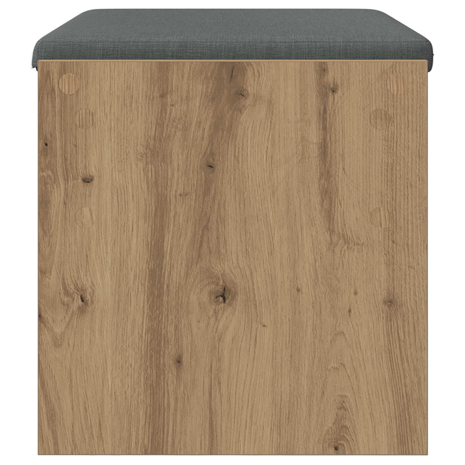 Előtér pad párnával artisan tölgy 60 x 38 x 46 cm