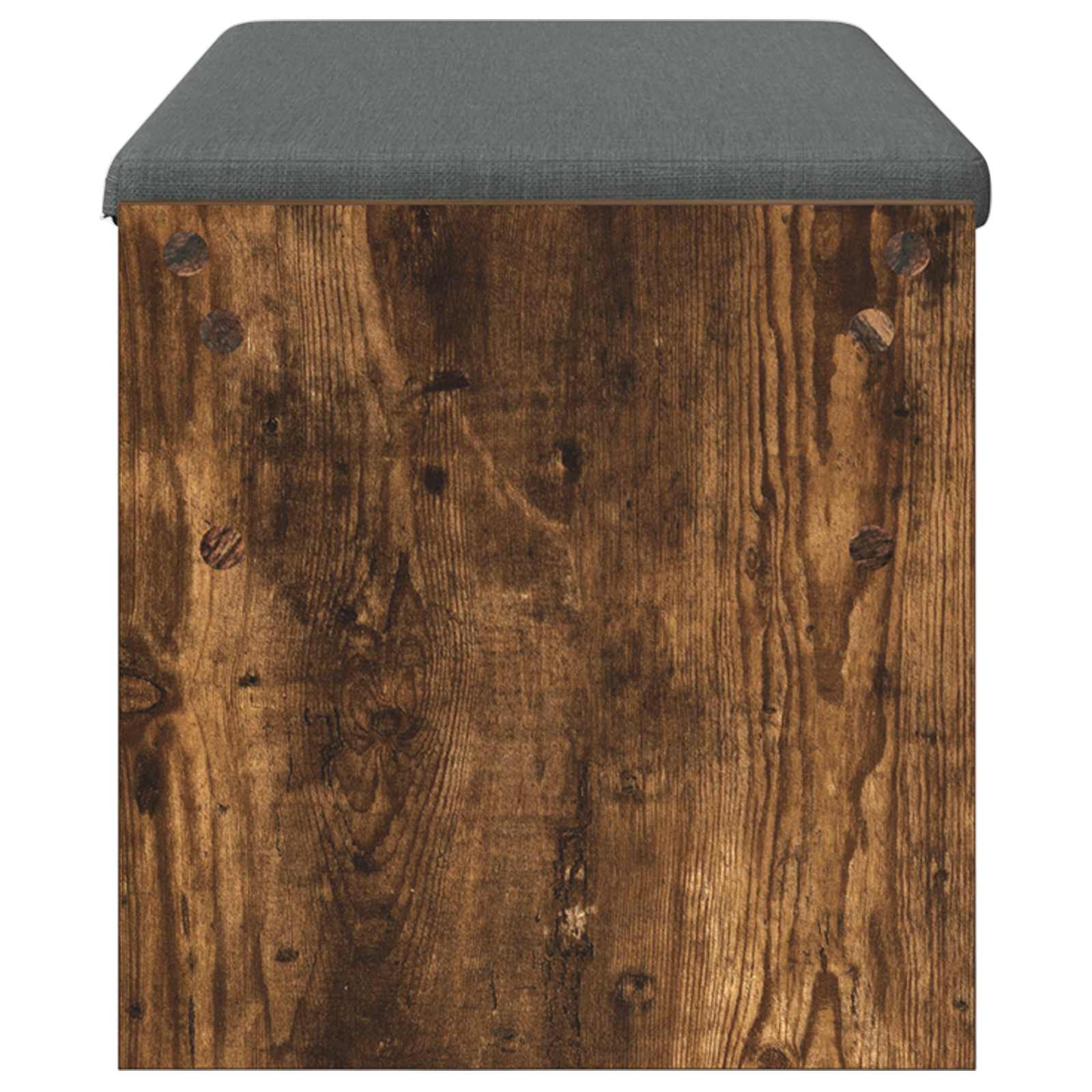 Előtér pad párnával füstölt tölgy 100 x 38 x 46 cm