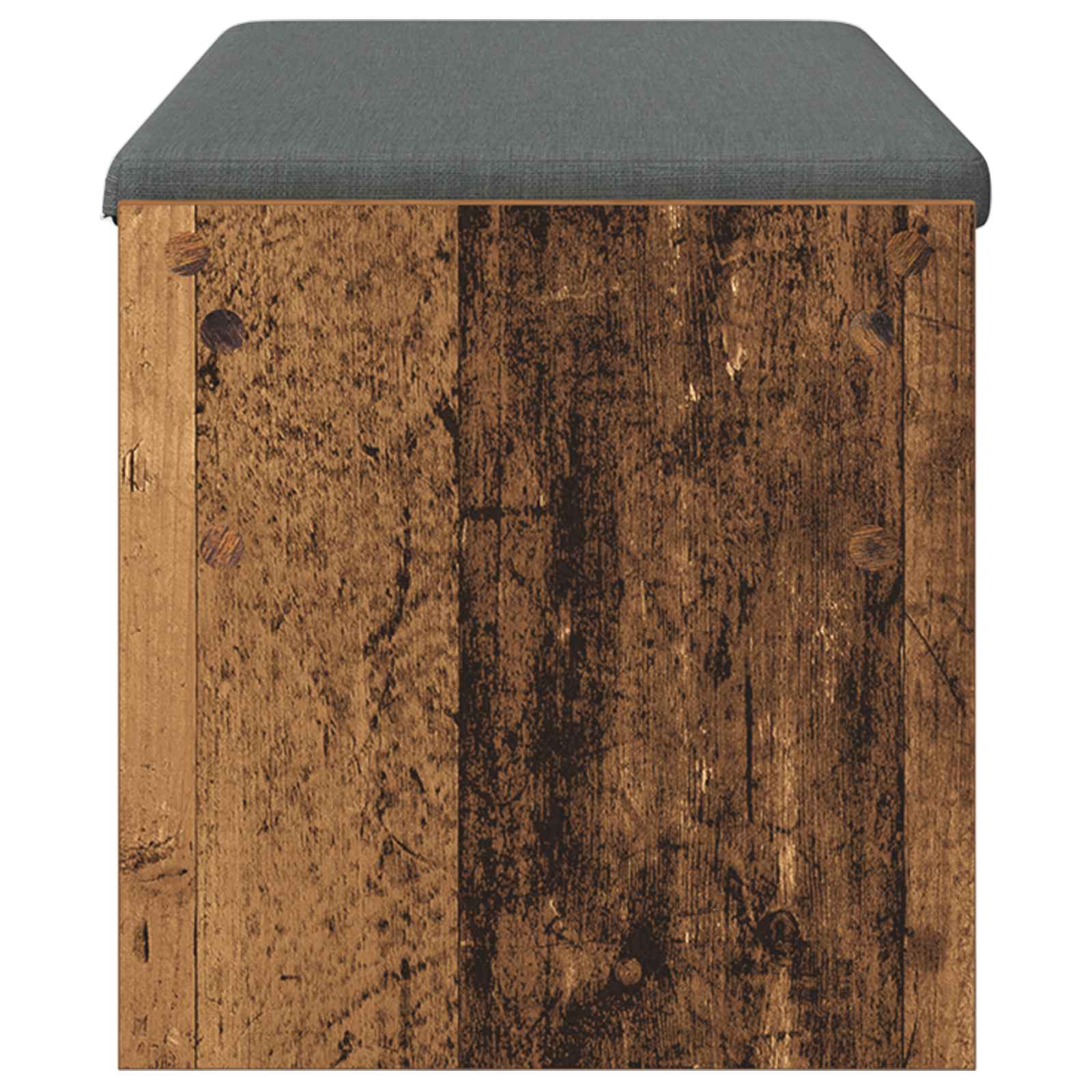 Előtér pad párnával öreg fa 100 x 38 x 46 cm