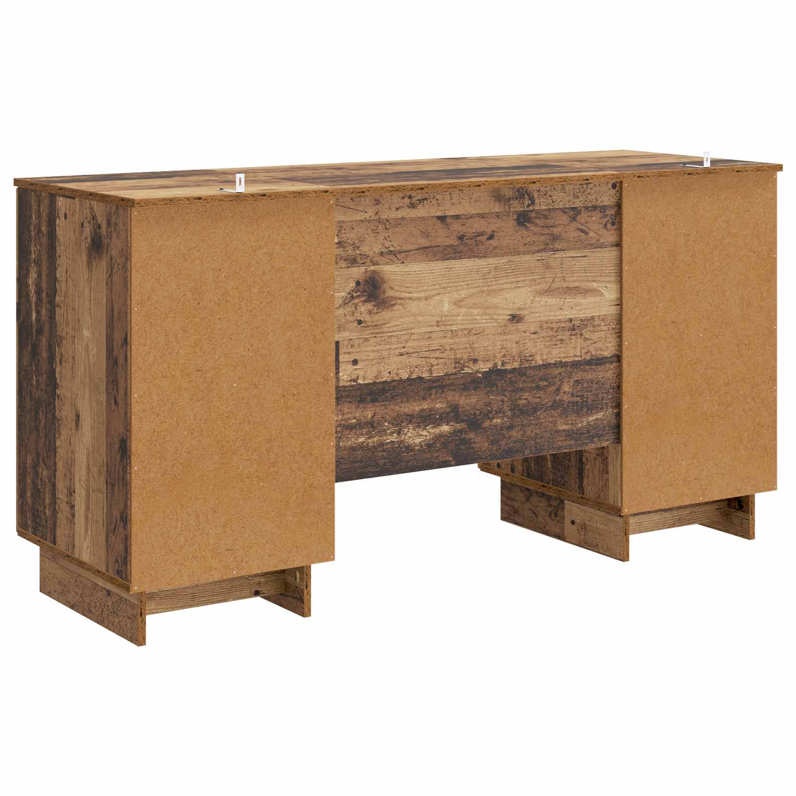 Asztal antik fa szerelt fa 142,5 x 50 x 75 cm