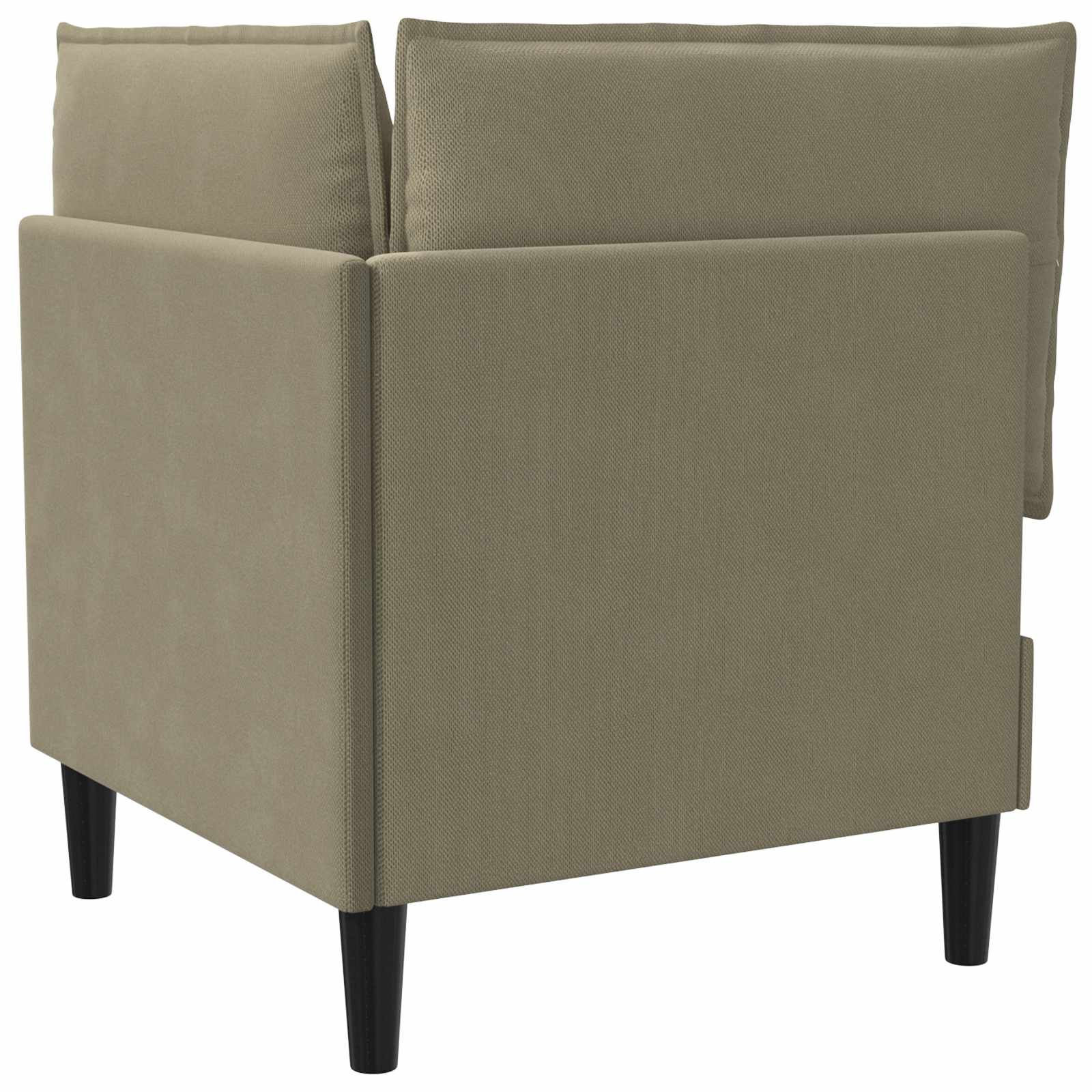 Sarok sofa tárolóval khaki bársony