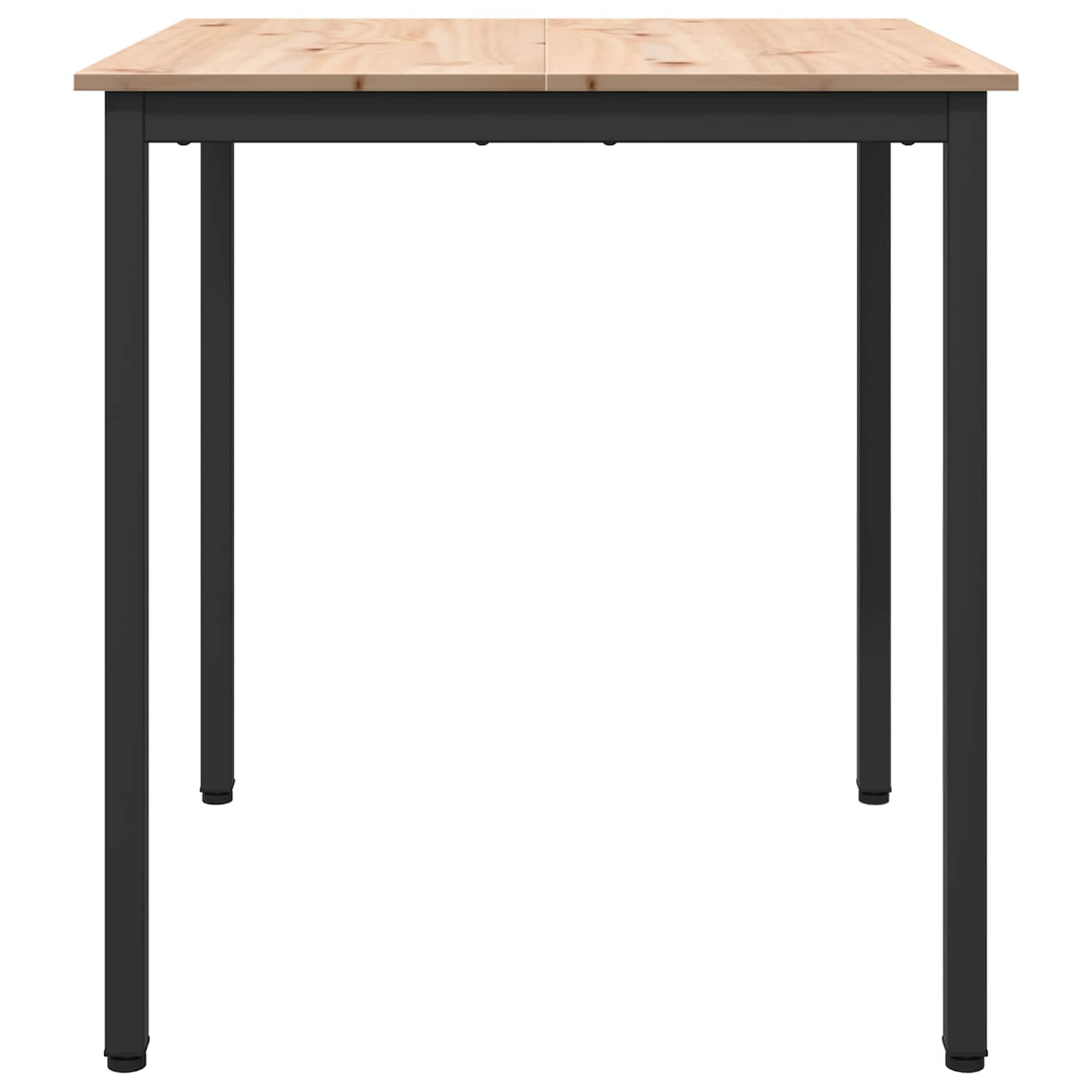 Étkezőasztal természetes 70 x 70 x 75 cm tömör fenyőfa