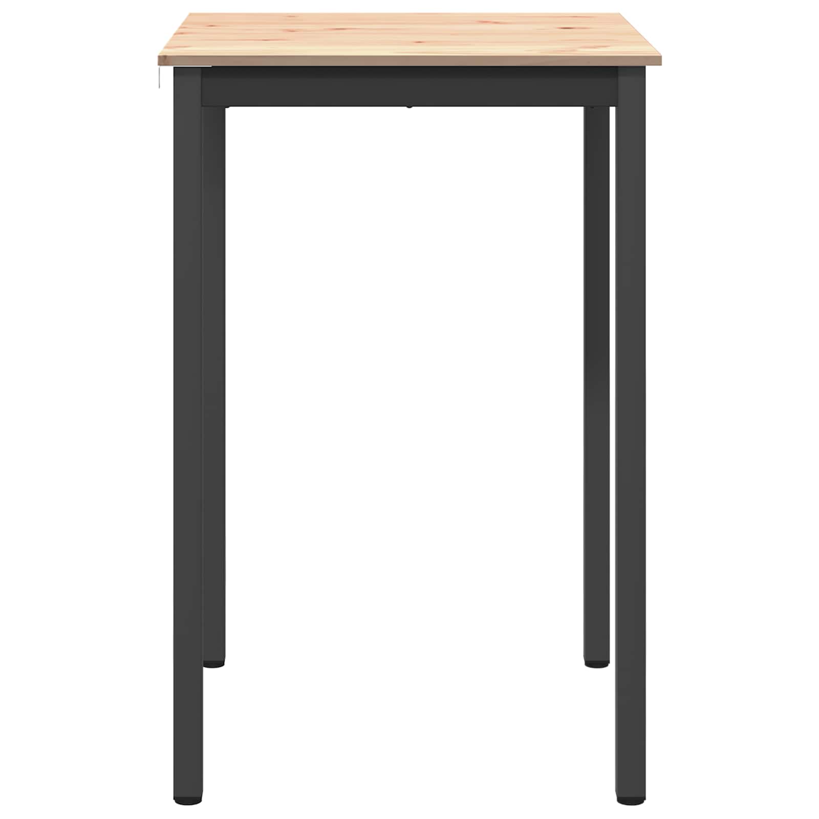 Bárasztal természetes 110 x 55 x 105 cm tömör fenyőfa