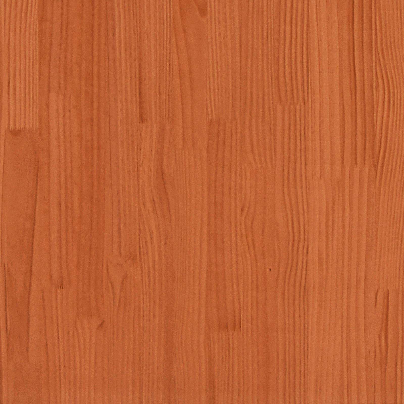 Kerti középső kanapé tömör fenyő viaszbarna 124 x 62 x 70,5 cm