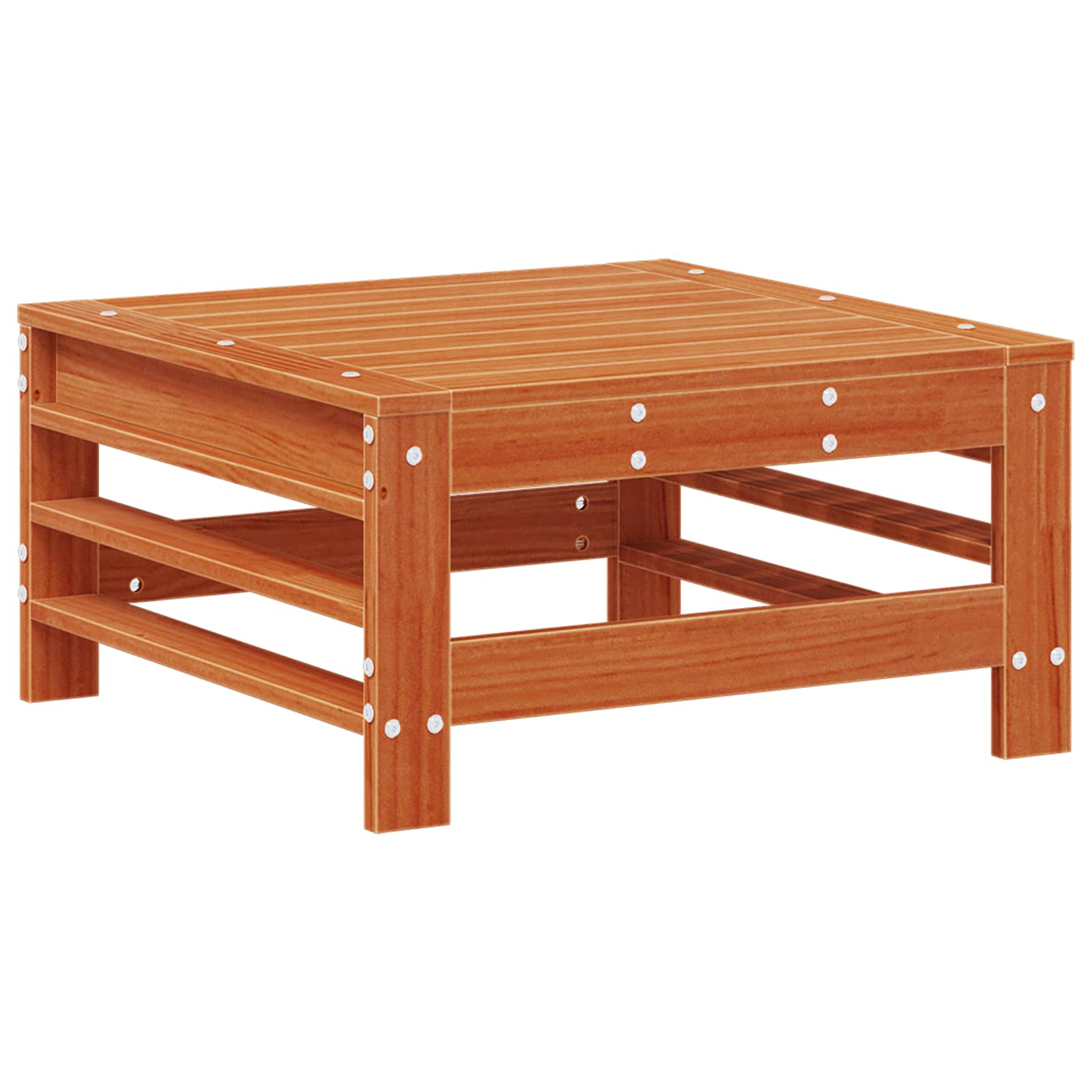 Sarokkanapé egységek 3 darab viaszbarna tömör fenyő