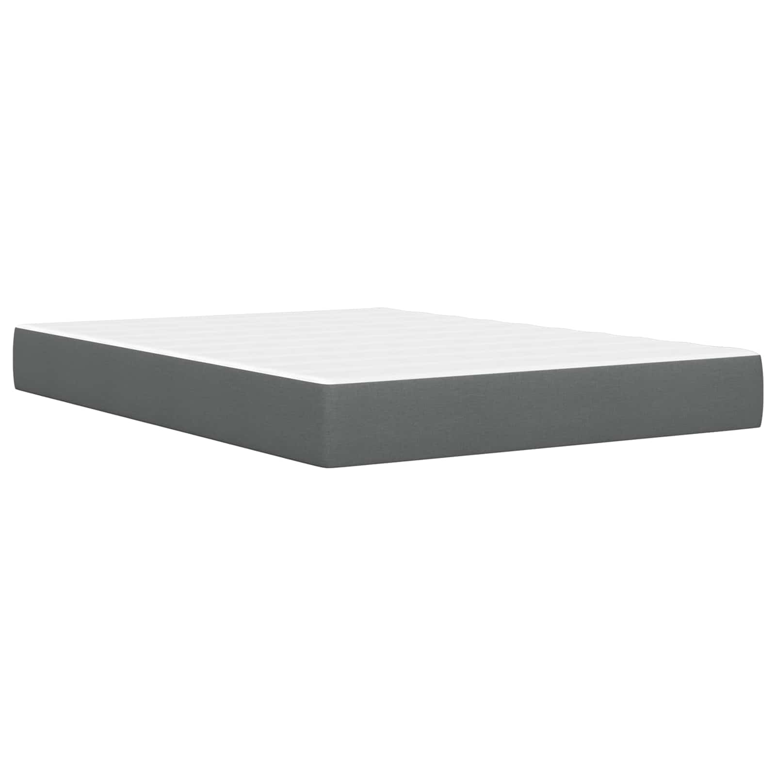 Ágykeret sötétszürke 160 x 200 cm poliészter