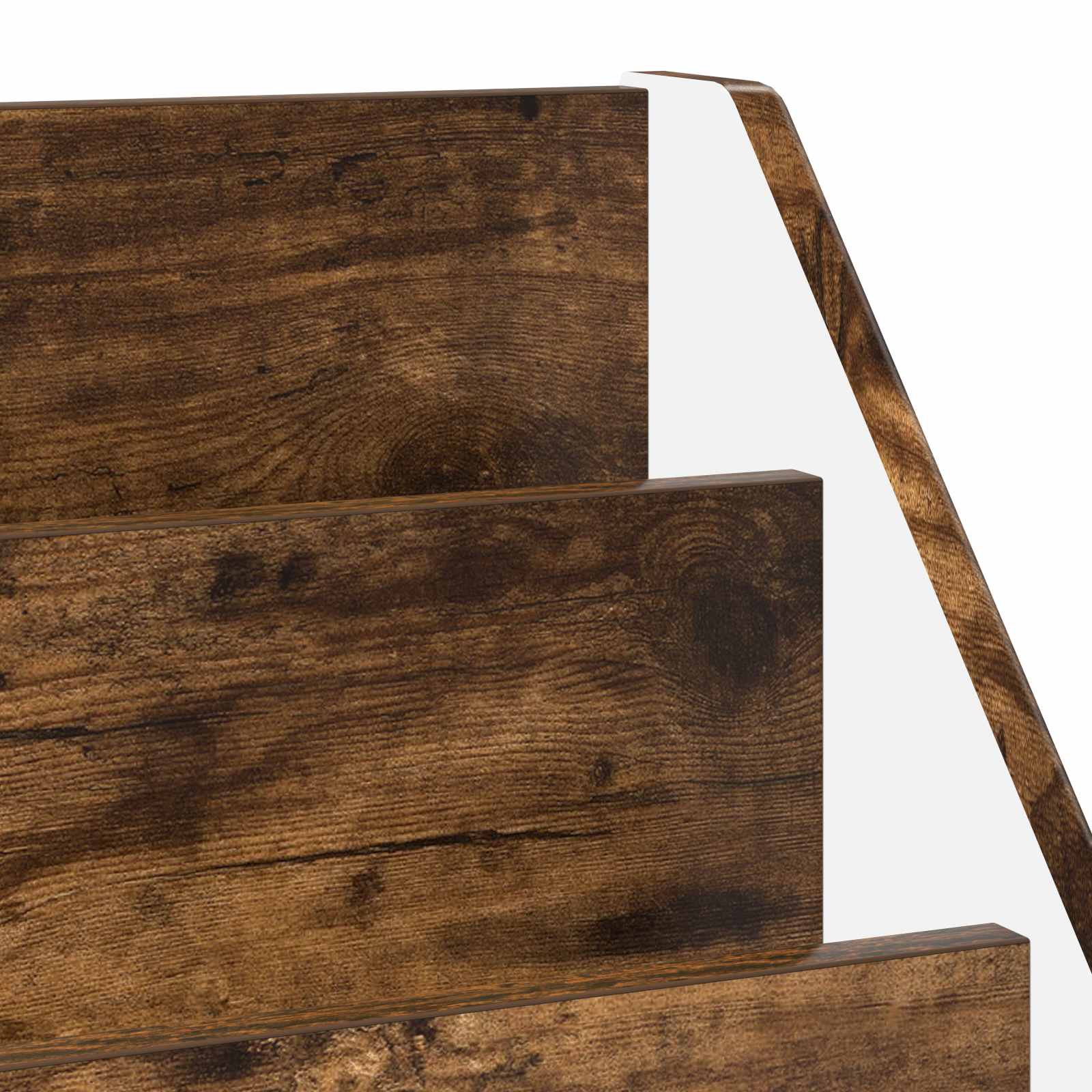 Gyerek könyvespolc füstölt tölgy 72,5 x 29,5 x 69 cm faanyag