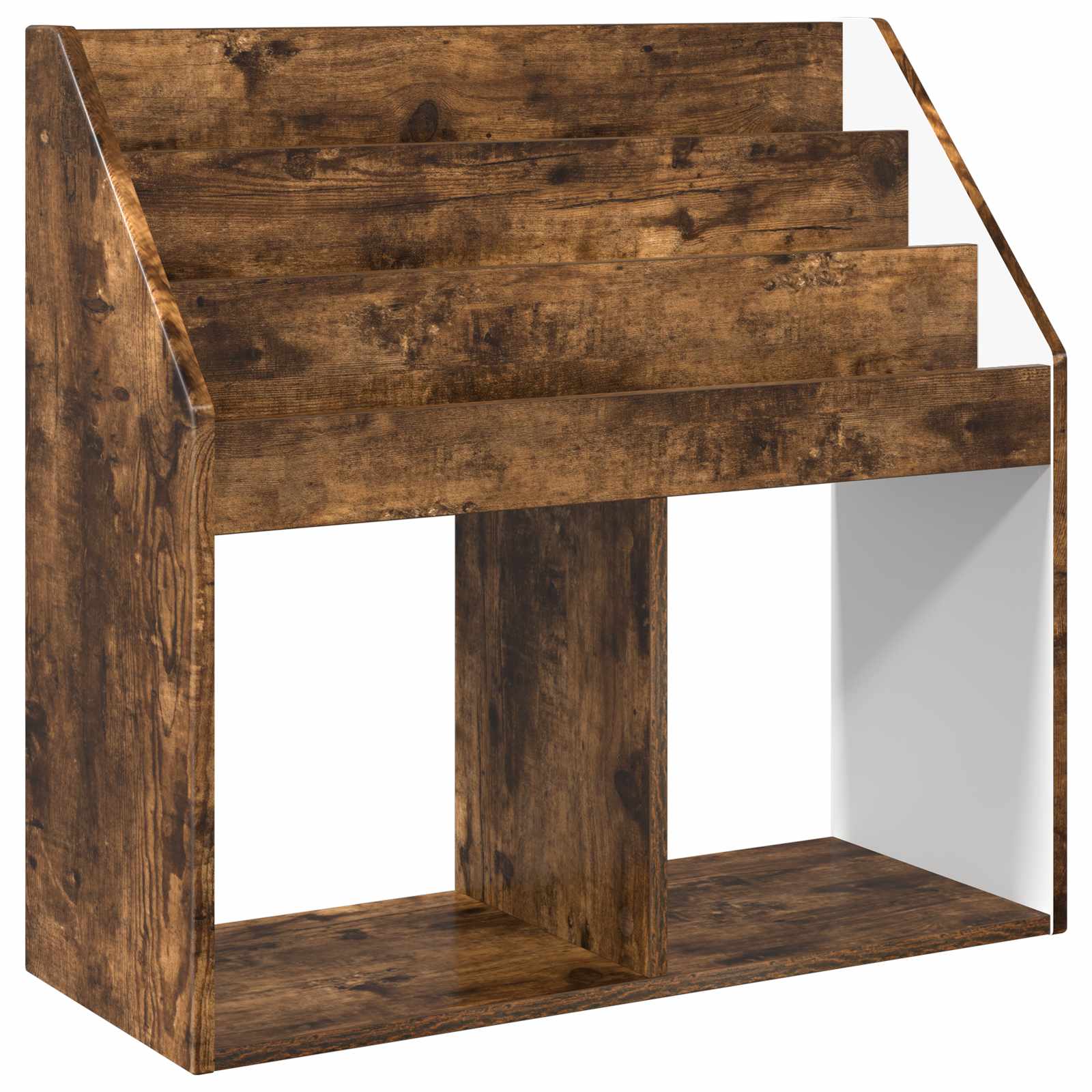 Gyerek könyvespolc füstölt tölgy 72,5 x 29,5 x 69 cm faanyag