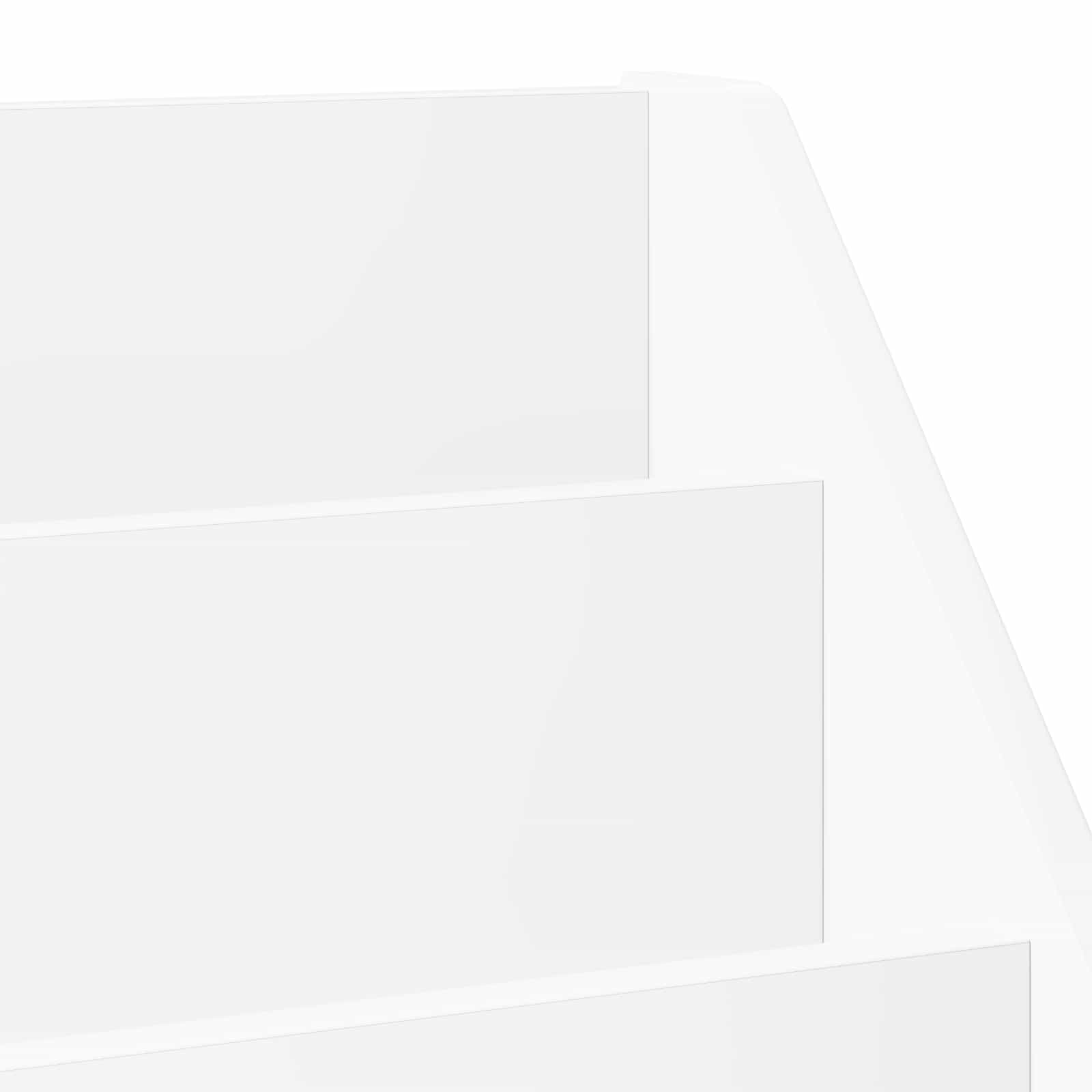 Gyerek könyvespolc fiókkal fehér 60 x 29,5 x 69 cm faanyag