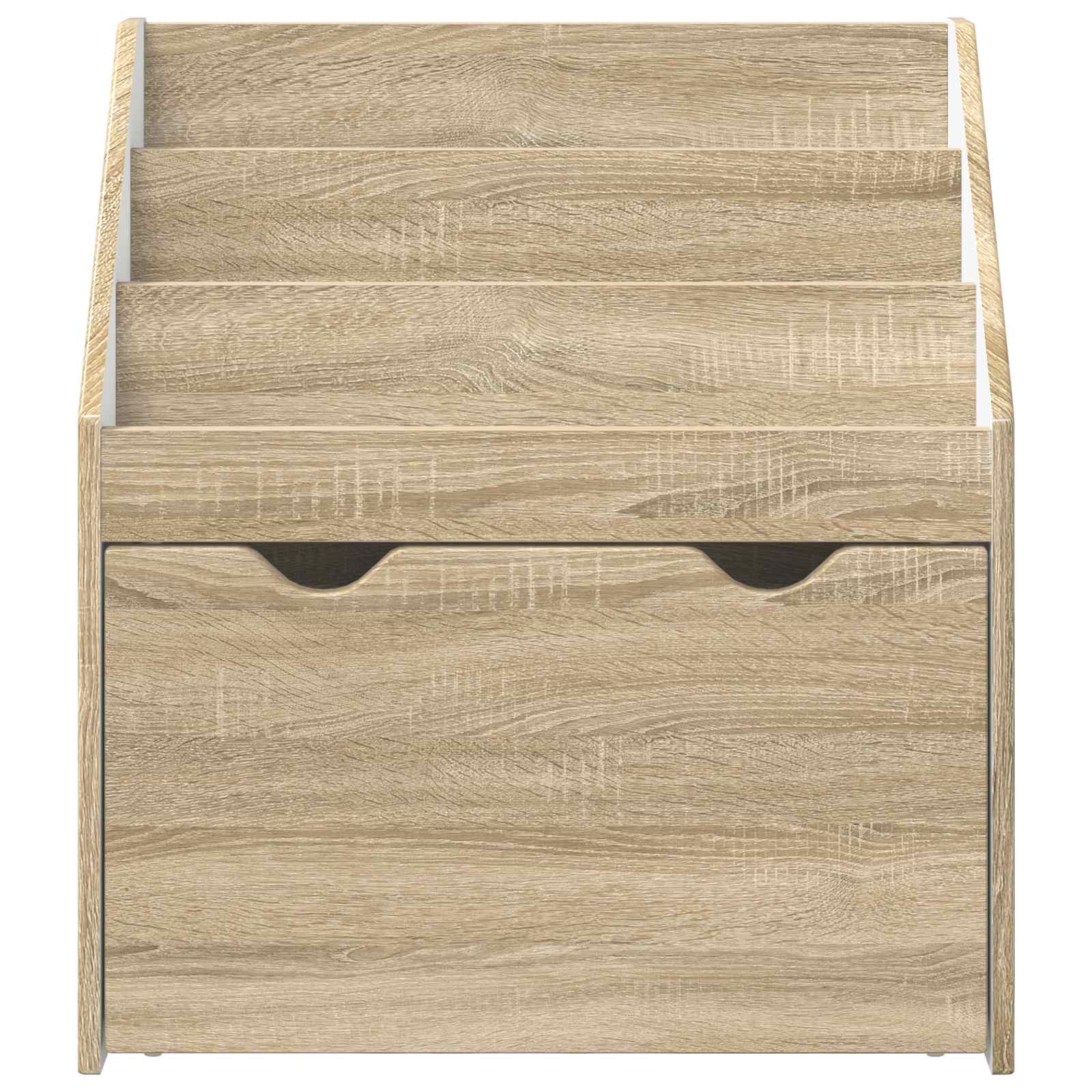 Gyerek könyvespolc sonoma tölgy 60 x 29,5 x 69 cm faanyag