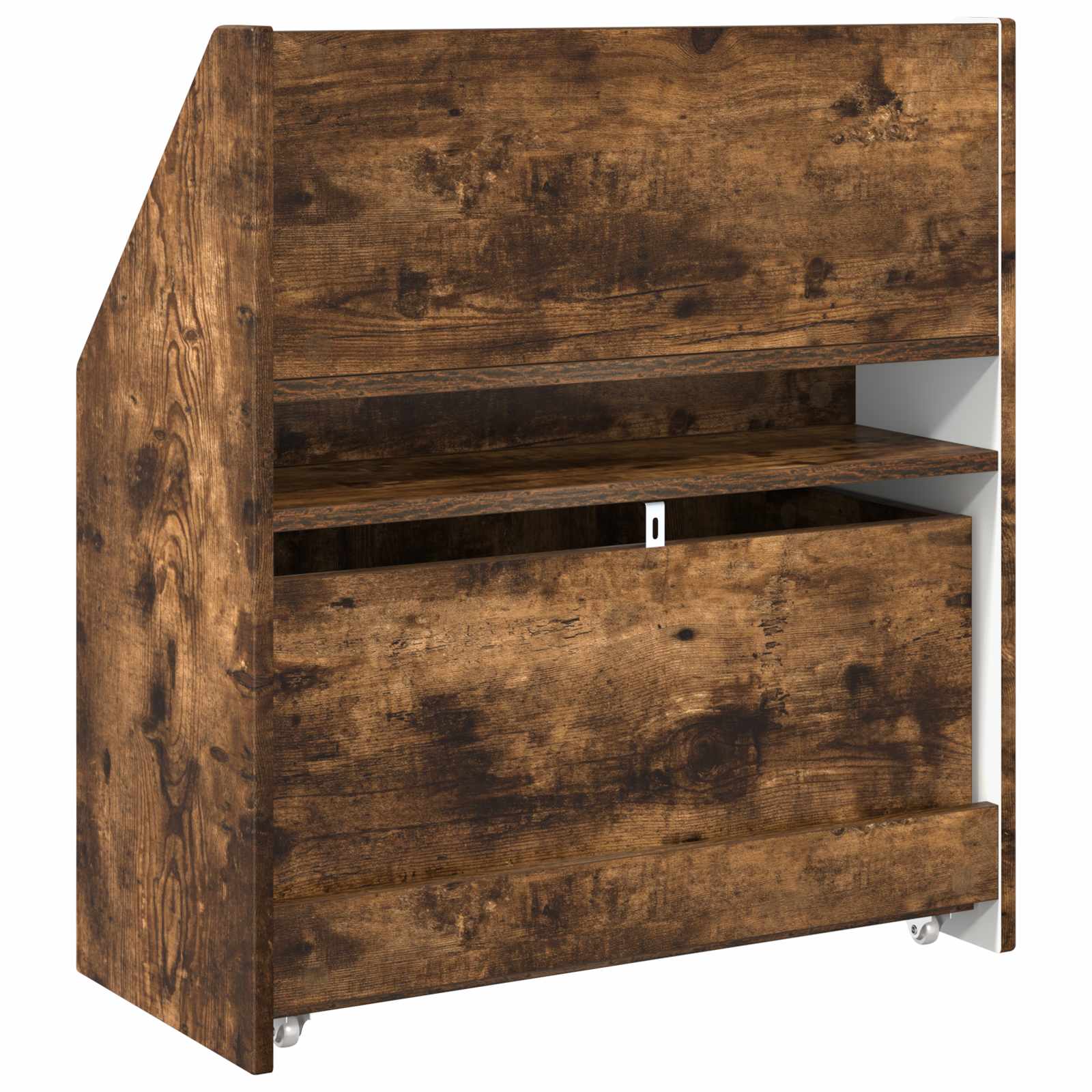 Gyerek könyvespolc füstölt tölgy 60 x 29,5 x 69 cm faanyag