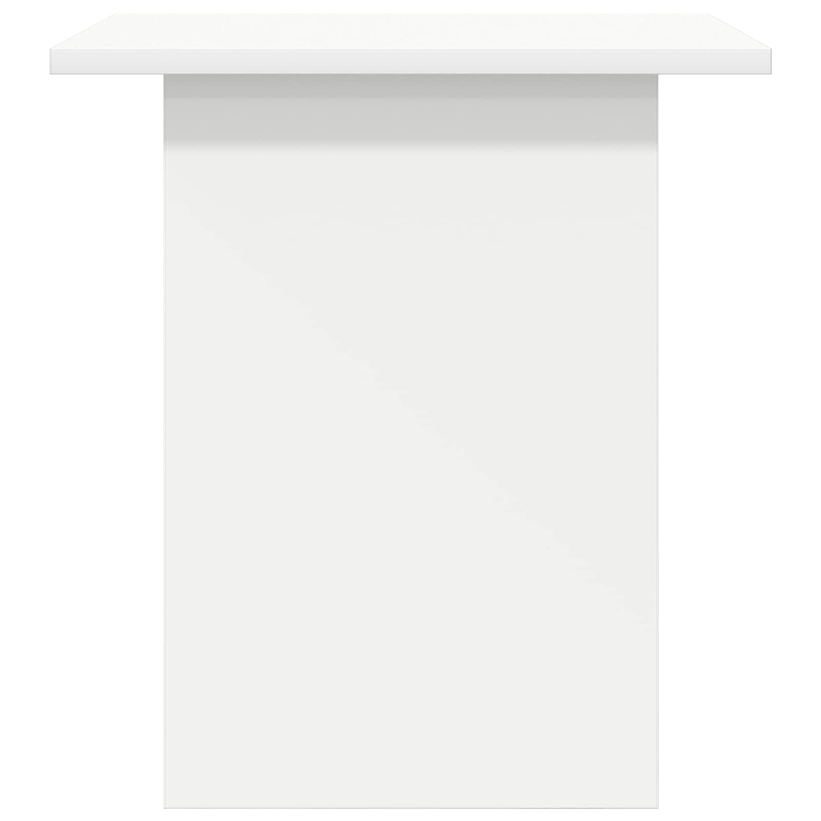 Éjjeli asztal fiókkal 2 pcs fehér 41 x 40 x 45 cm faanyag