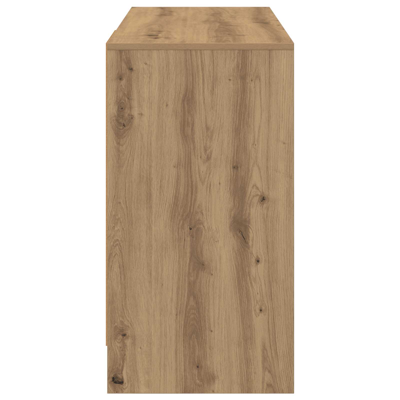 Asztal fiókkal polcokkal artisan tölgy 100 x 40 x 75 cm faanyag
