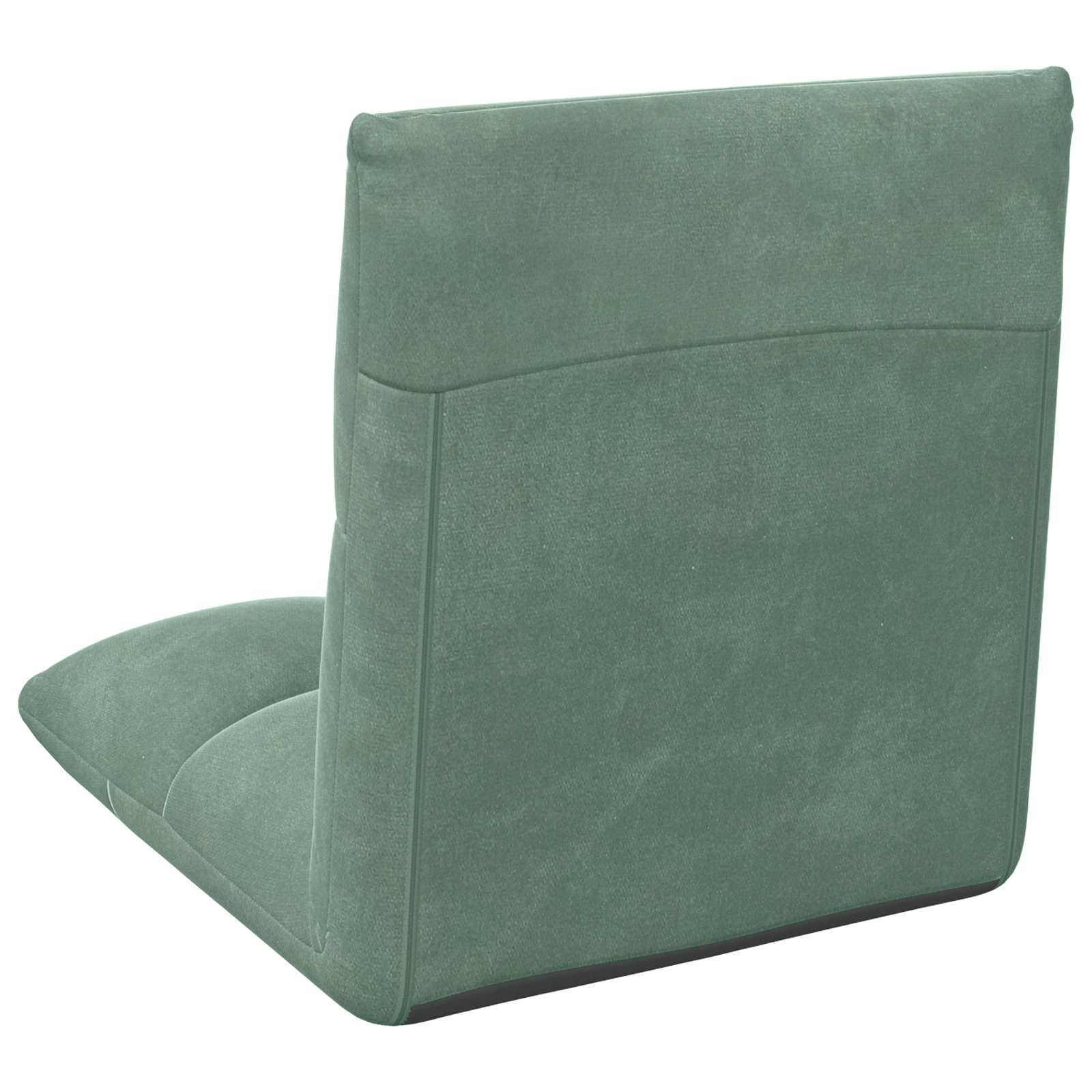 Állítható padló szék tengeri zöld bársony