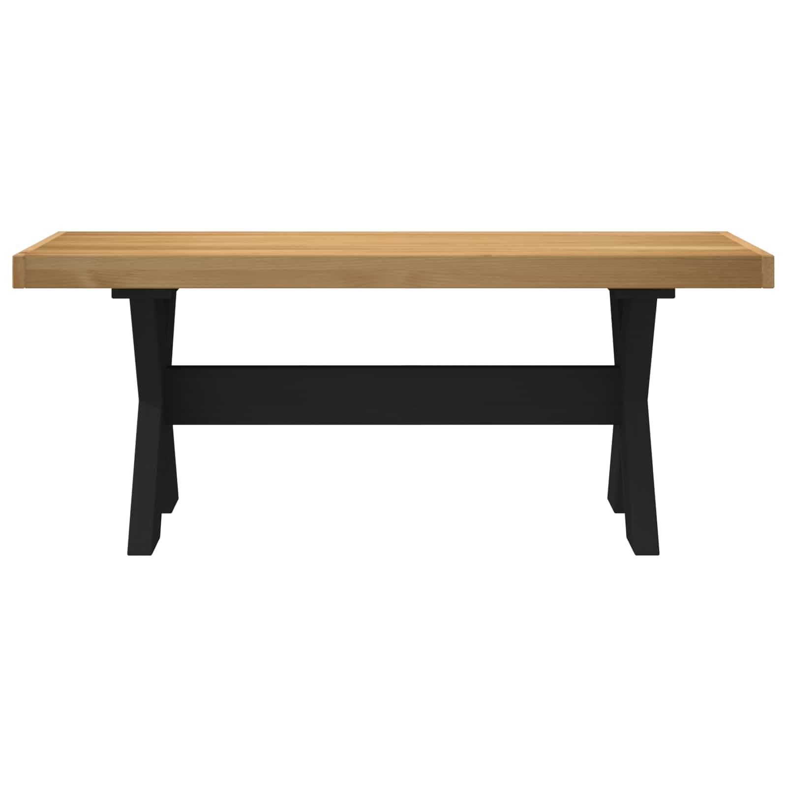 Étkező pad noain 120 x 41 x 45 cm tömör fenyő természetes