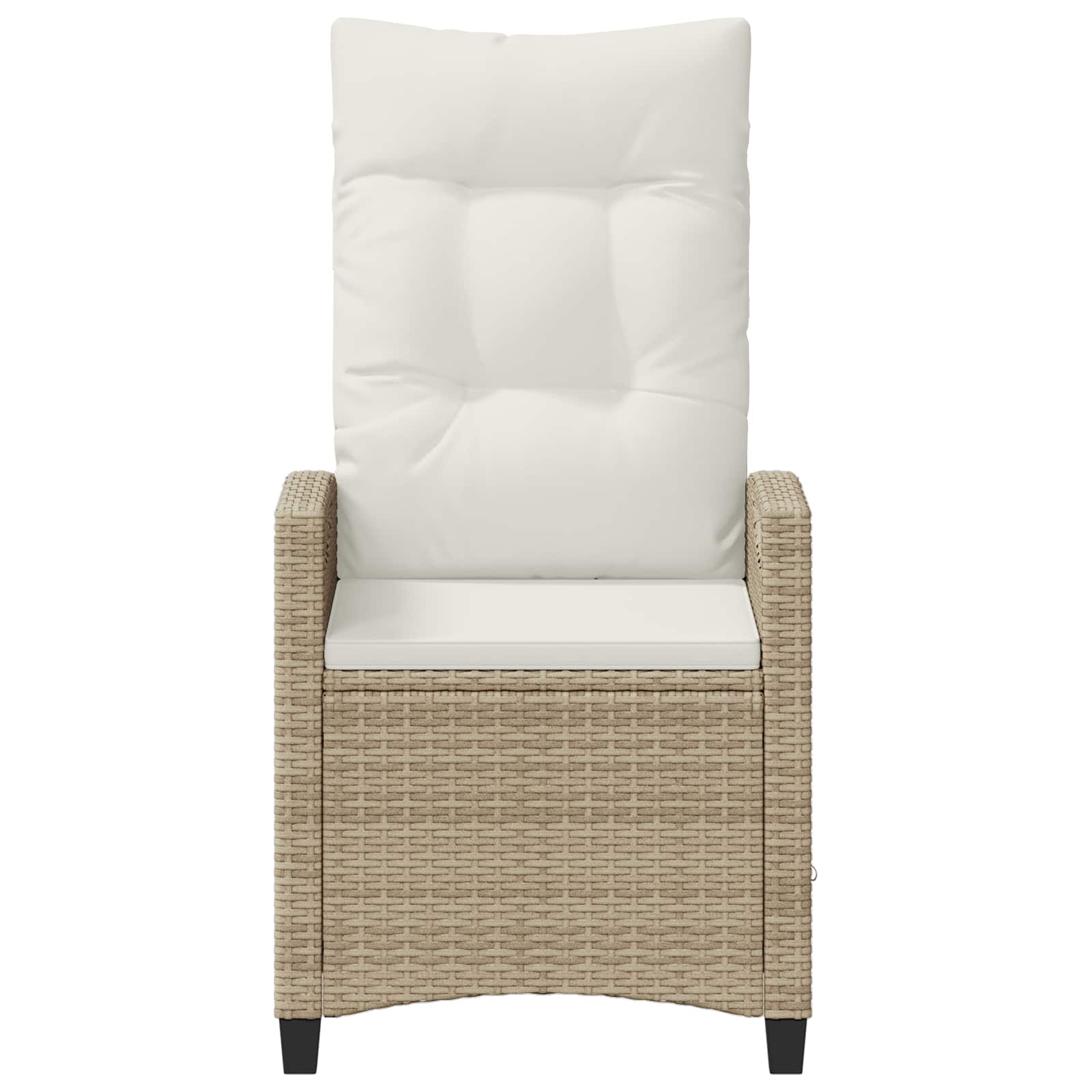 Kerti szék 2 pcs beige és krém 56 x 60 x 112 cm