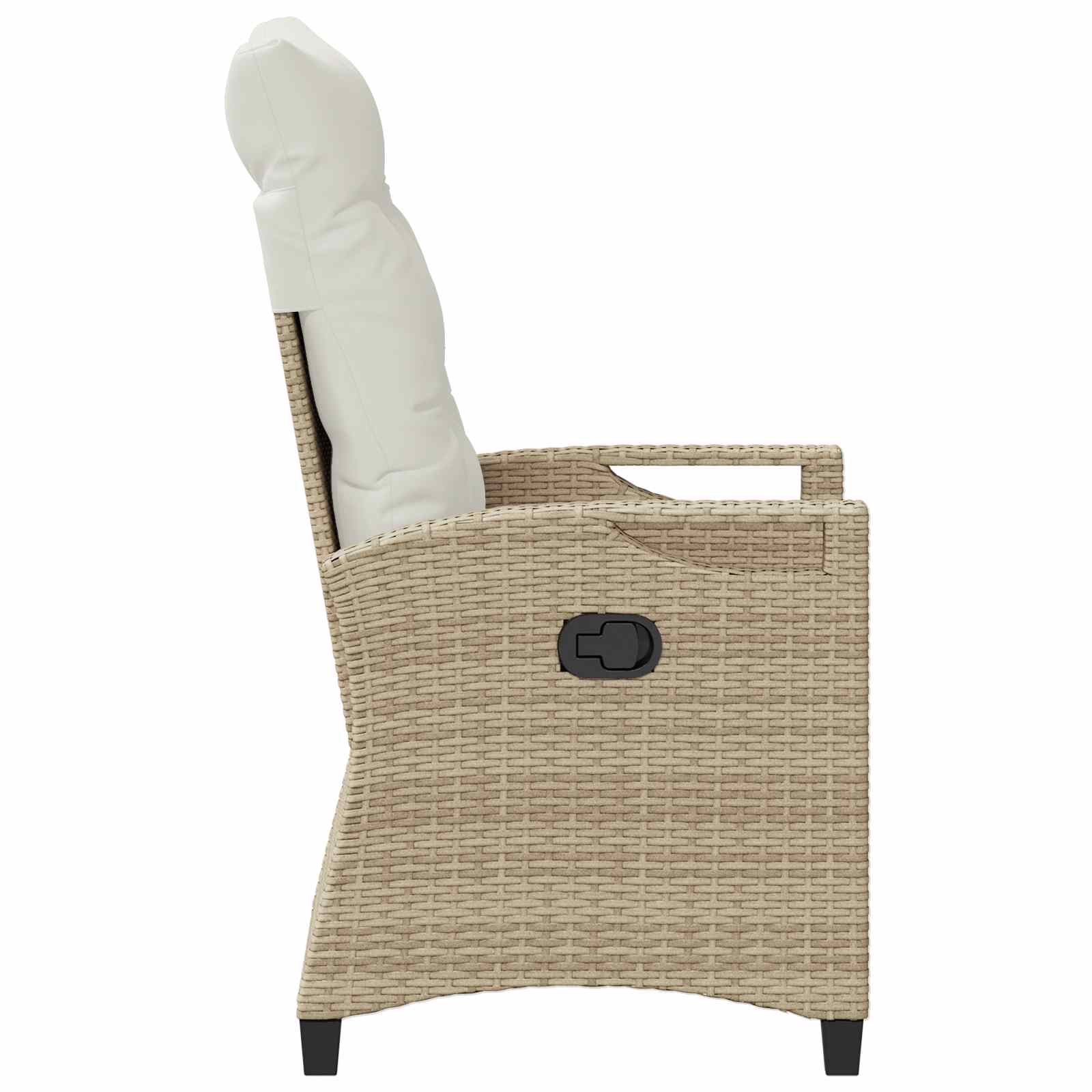 Kerti szék 2 pcs beige és krém 56 x 60 x 112 cm