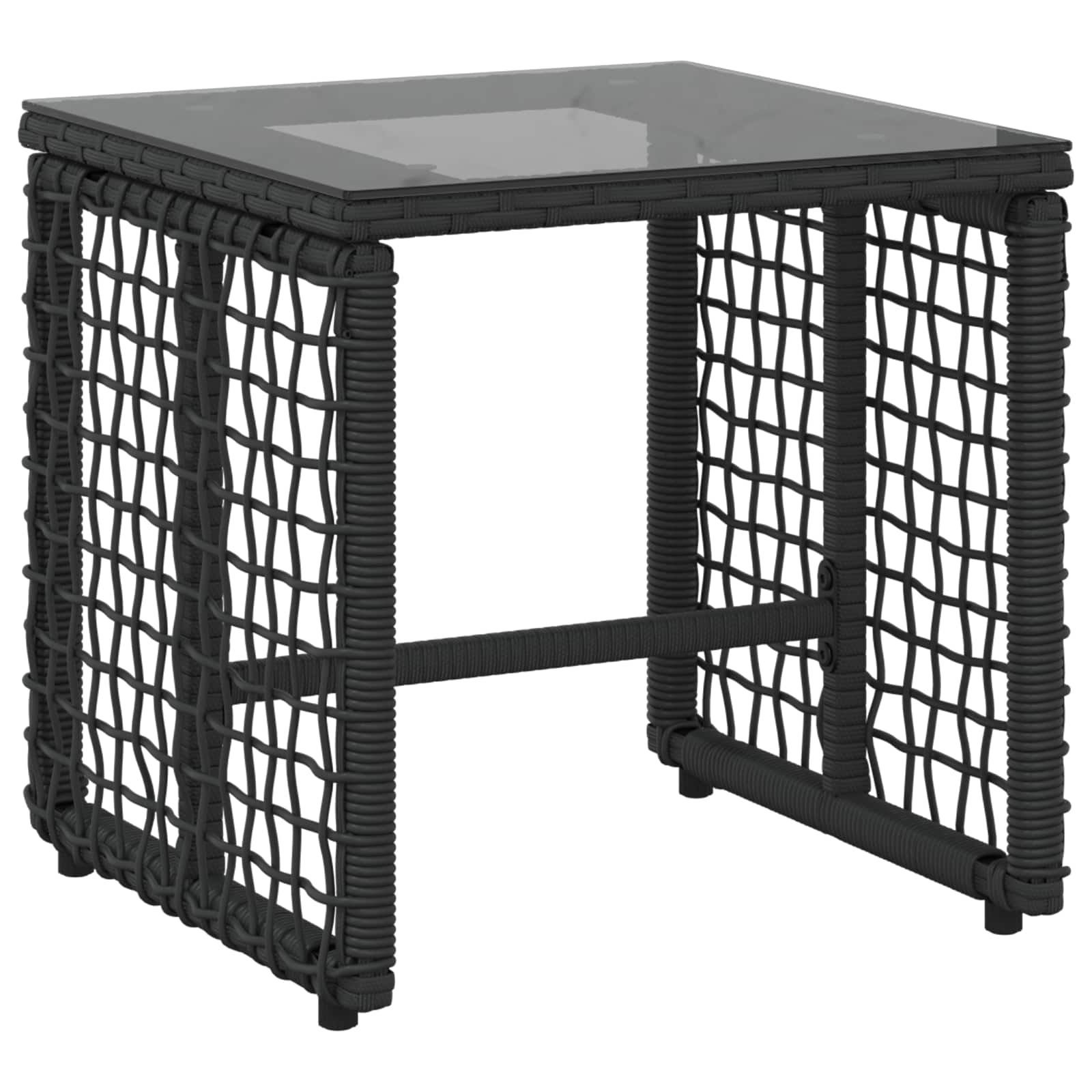 Kültéri bútor szett párnával 3 pcs fekete és türkiz