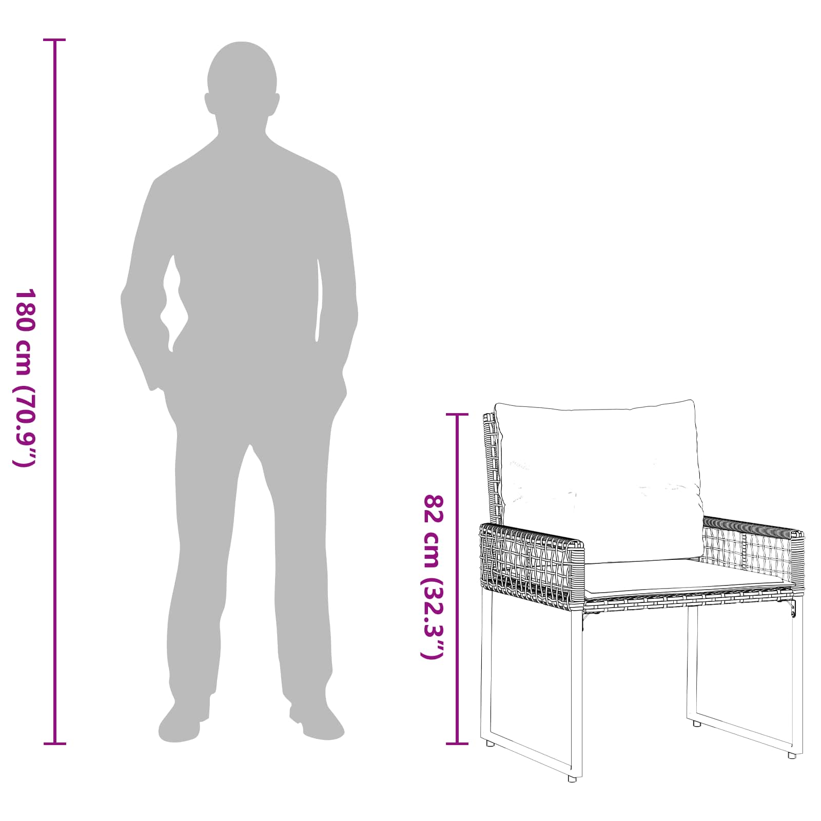 Kültéri bútor szett párnával 3 pcs fekete és türkiz