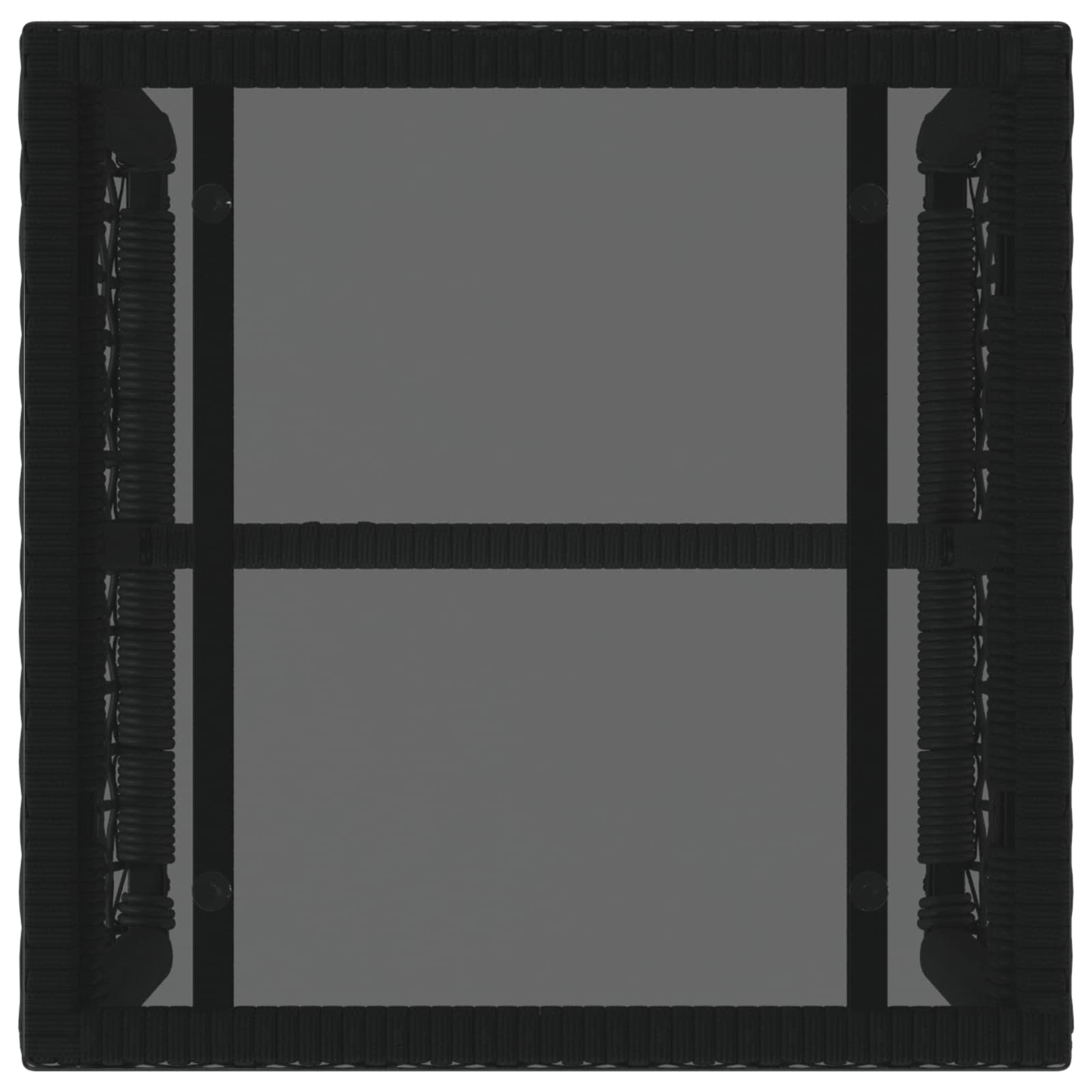 Kültéri bútor szett párnával 3 pcs fekete és türkiz