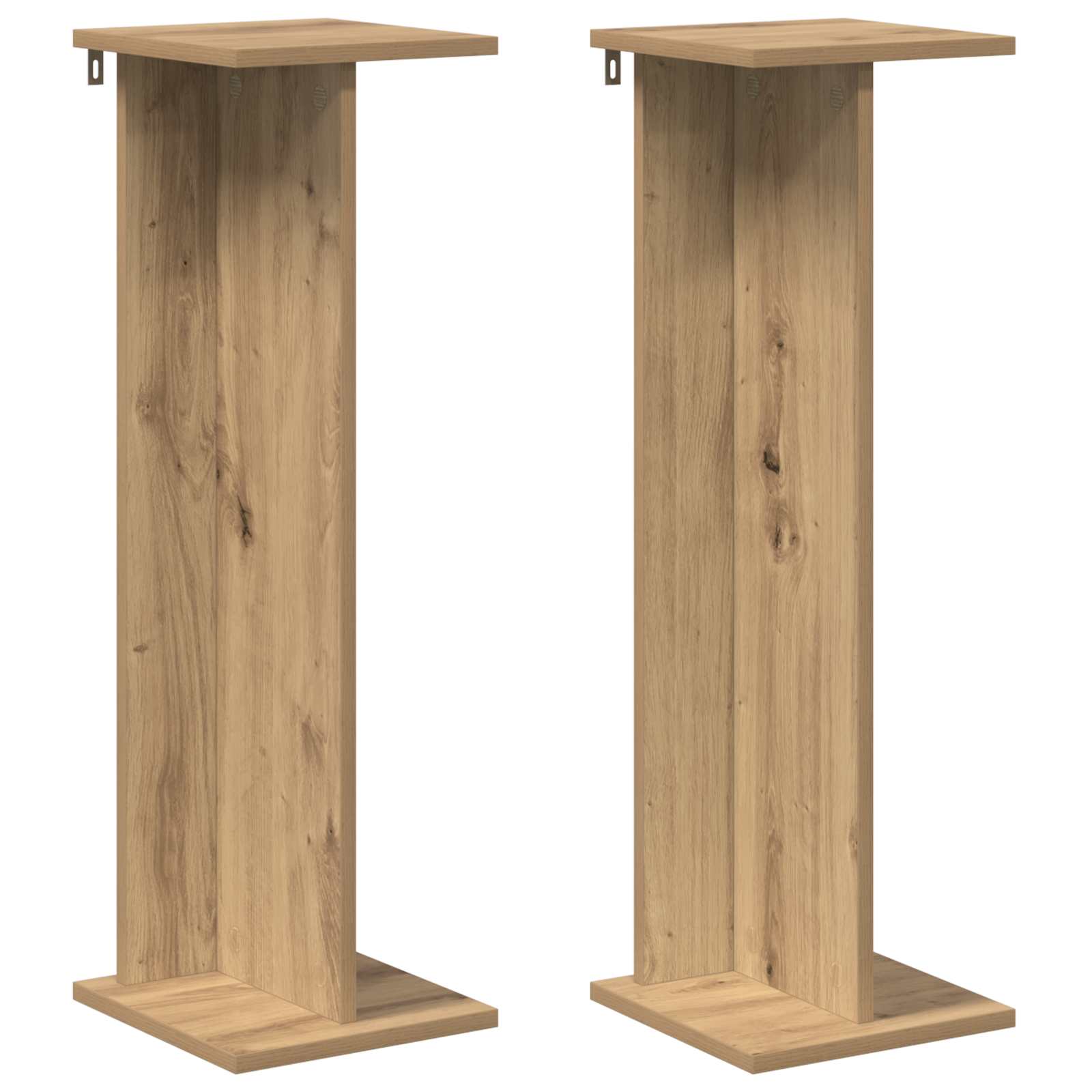 Növényállvány 2 pcs kézműves tölgy 25 x 25,5 x 80,5 cm