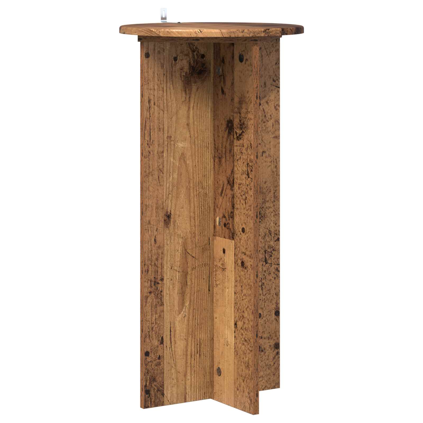 Növényállvány 2 pcs antik fa 40 x 40 x 80 cm szerelt fa
