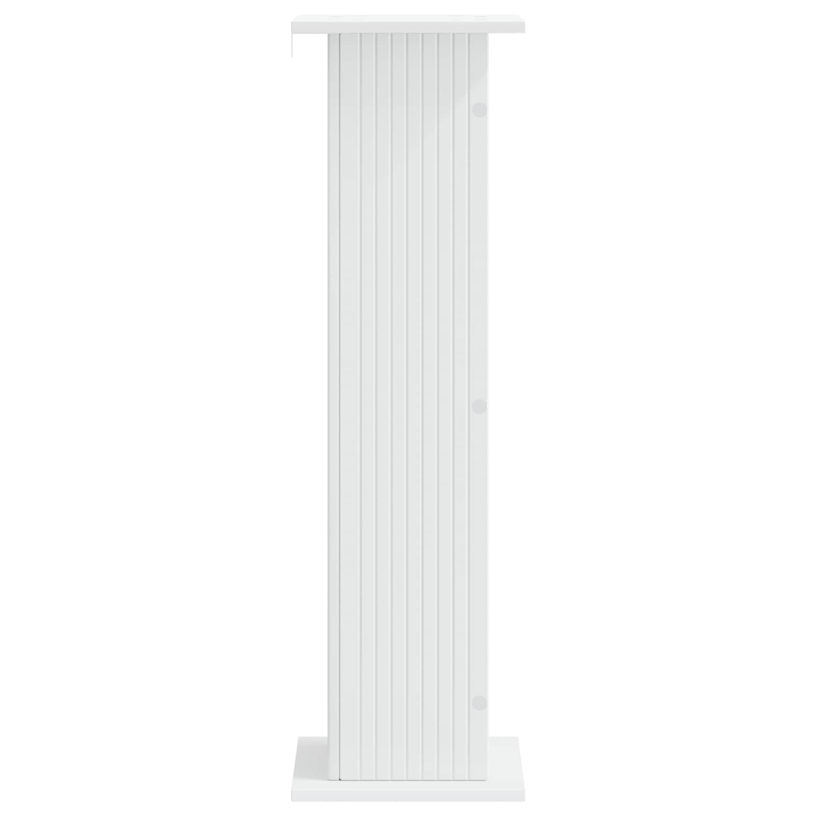 Növényállvány 2 pcs fehér 30,5 x 30 x 100,5 cm szerelt fa