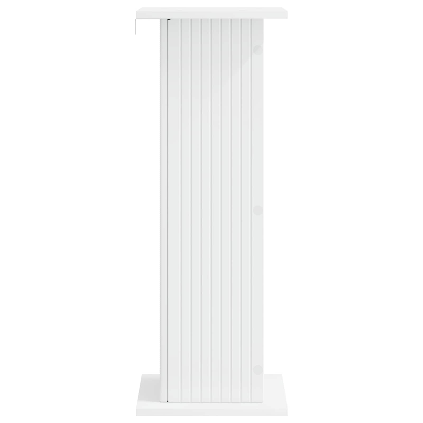 Növényállvány 2 pcs fehér 30,5 x 30 x 80,5 cm szerelt fa