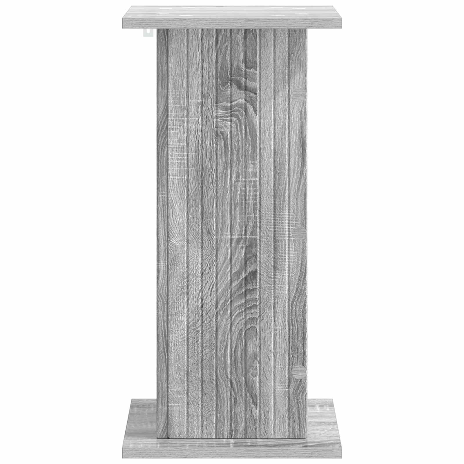 Növényállvány szürke sonoma 30,5 x 30 x 60,5 cm szerelt fa