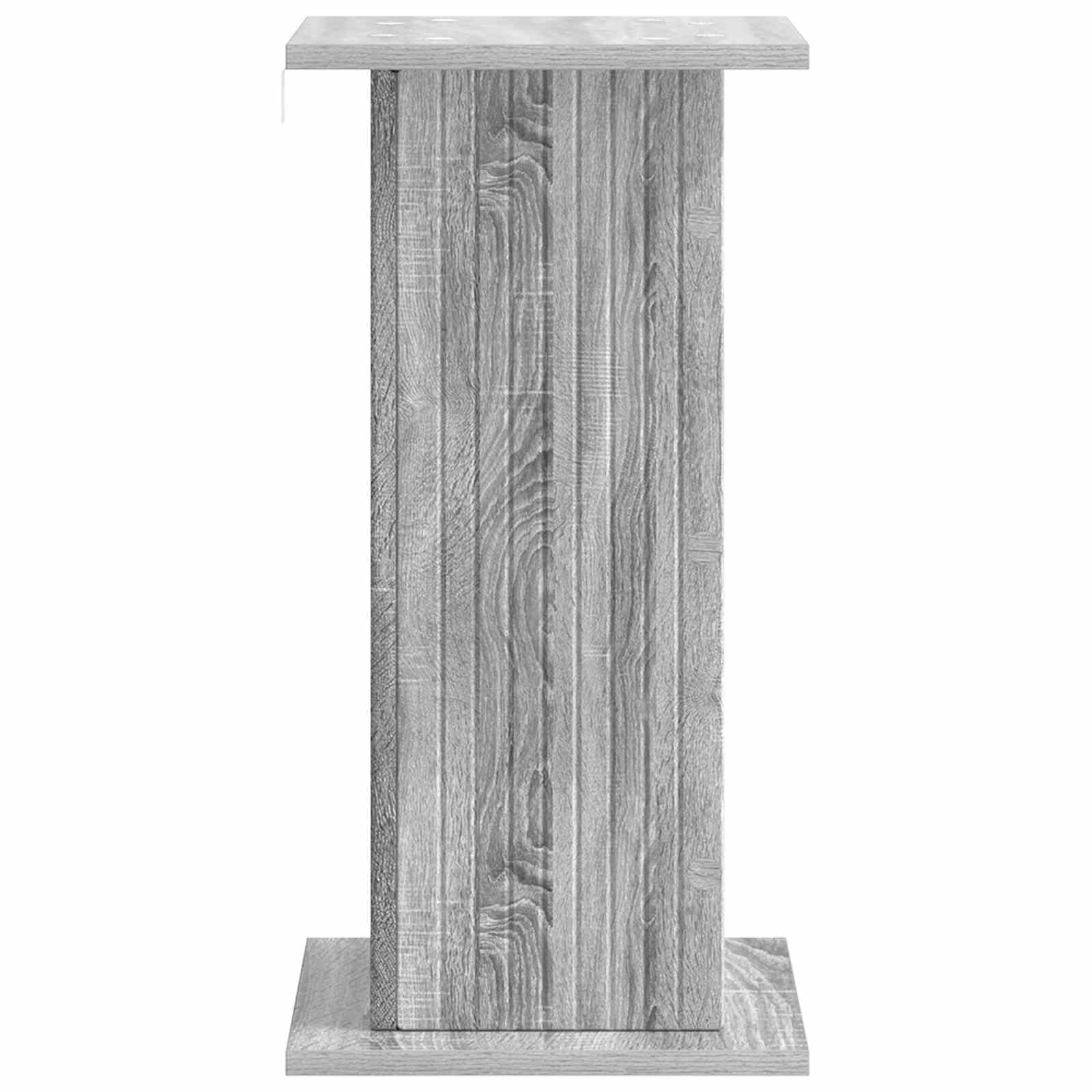 Növényállvány szürke sonoma 30,5 x 30 x 60,5 cm szerelt fa