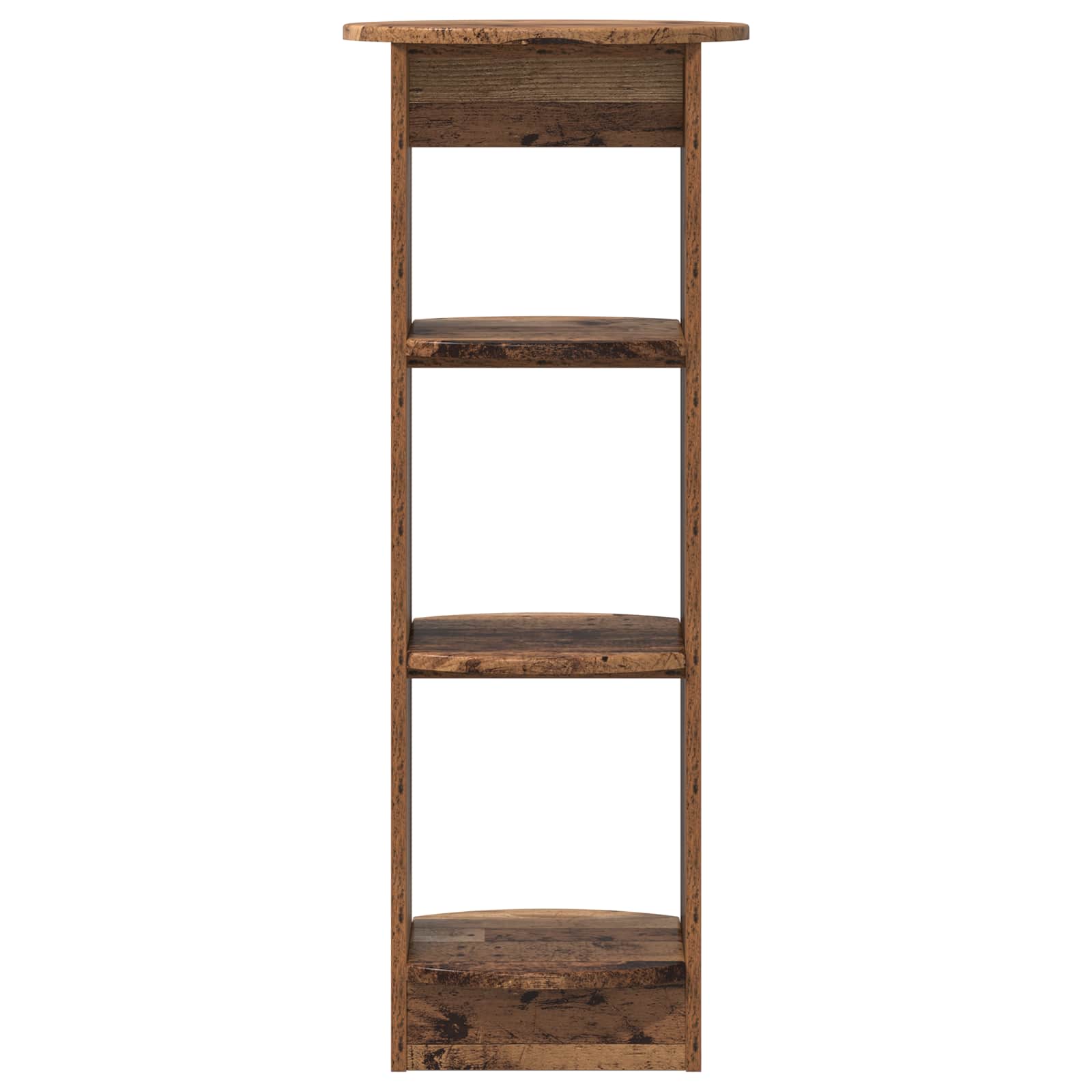 Oldalsó szekrény öreg fa 40 x 40 x 100 cm mérnöki fa