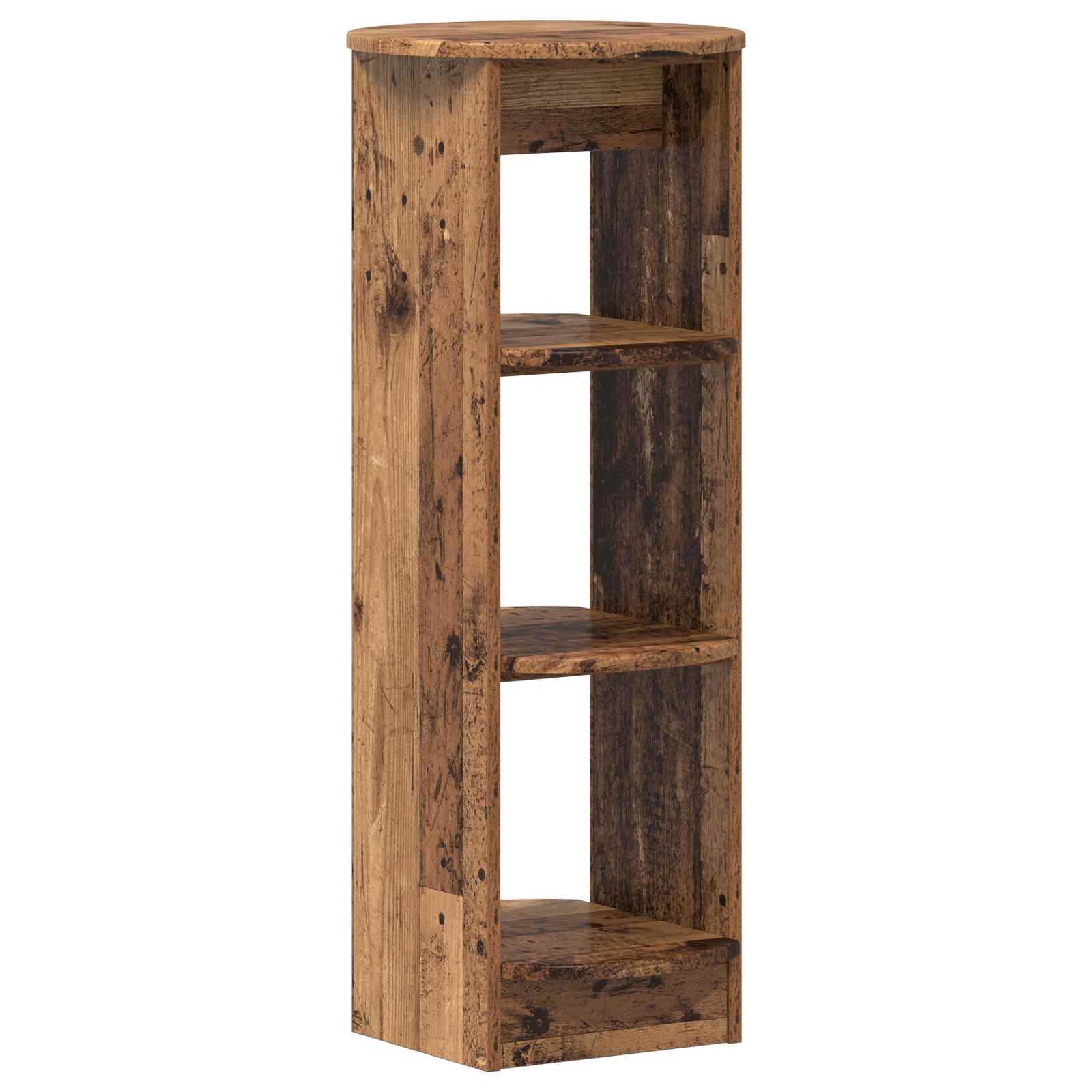 Oldalsó szekrény öreg fa 40 x 40 x 100 cm mérnöki fa