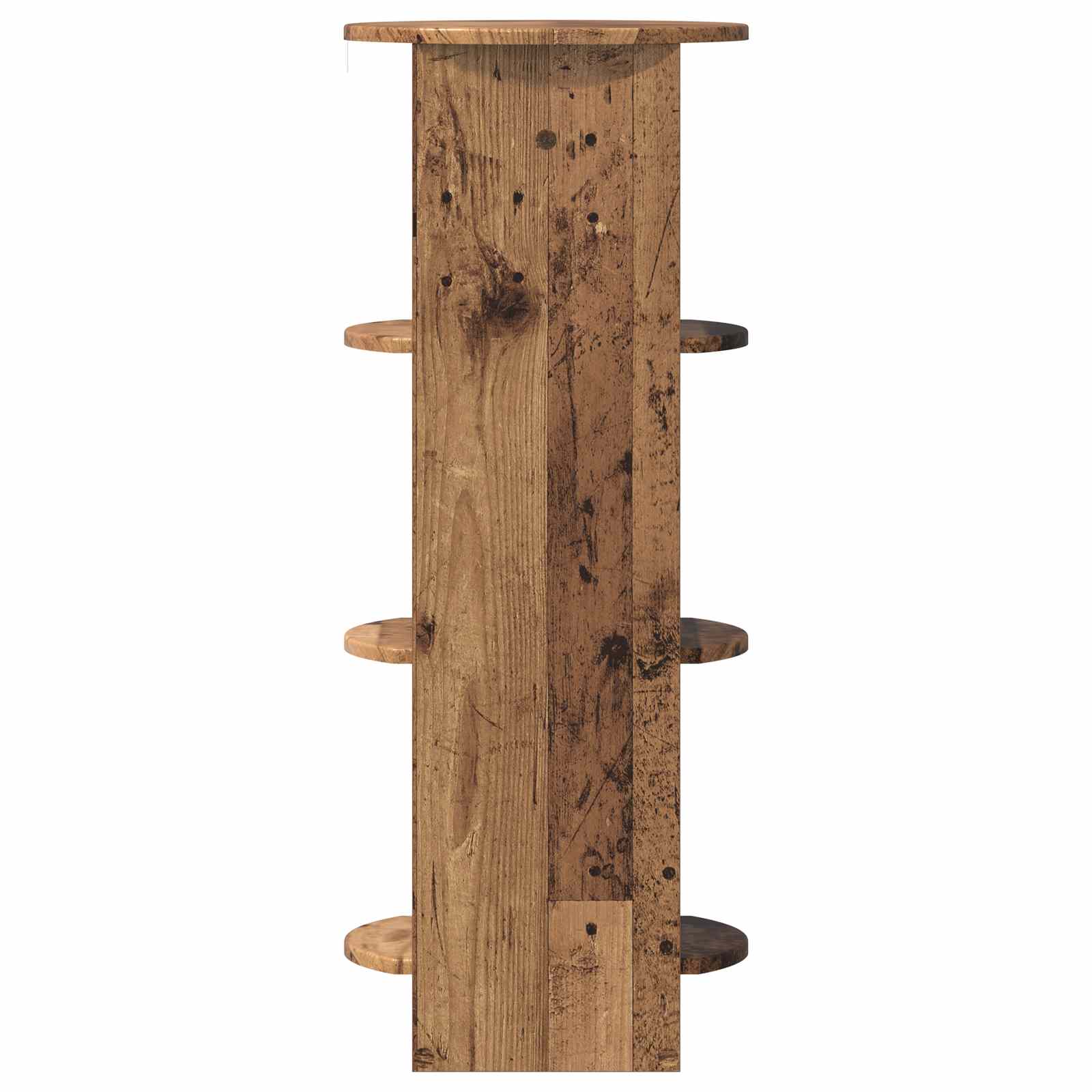 Oldalsó szekrény öreg fa 40 x 40 x 100 cm mérnöki fa