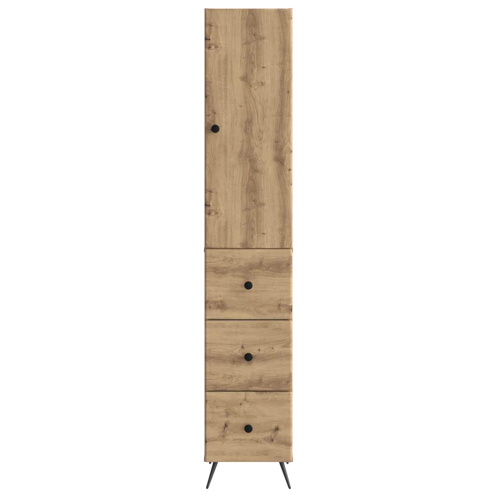 Szekrény szett 2 pcs kézműves tölgy 34,5 x 34,5 x 90 cm
