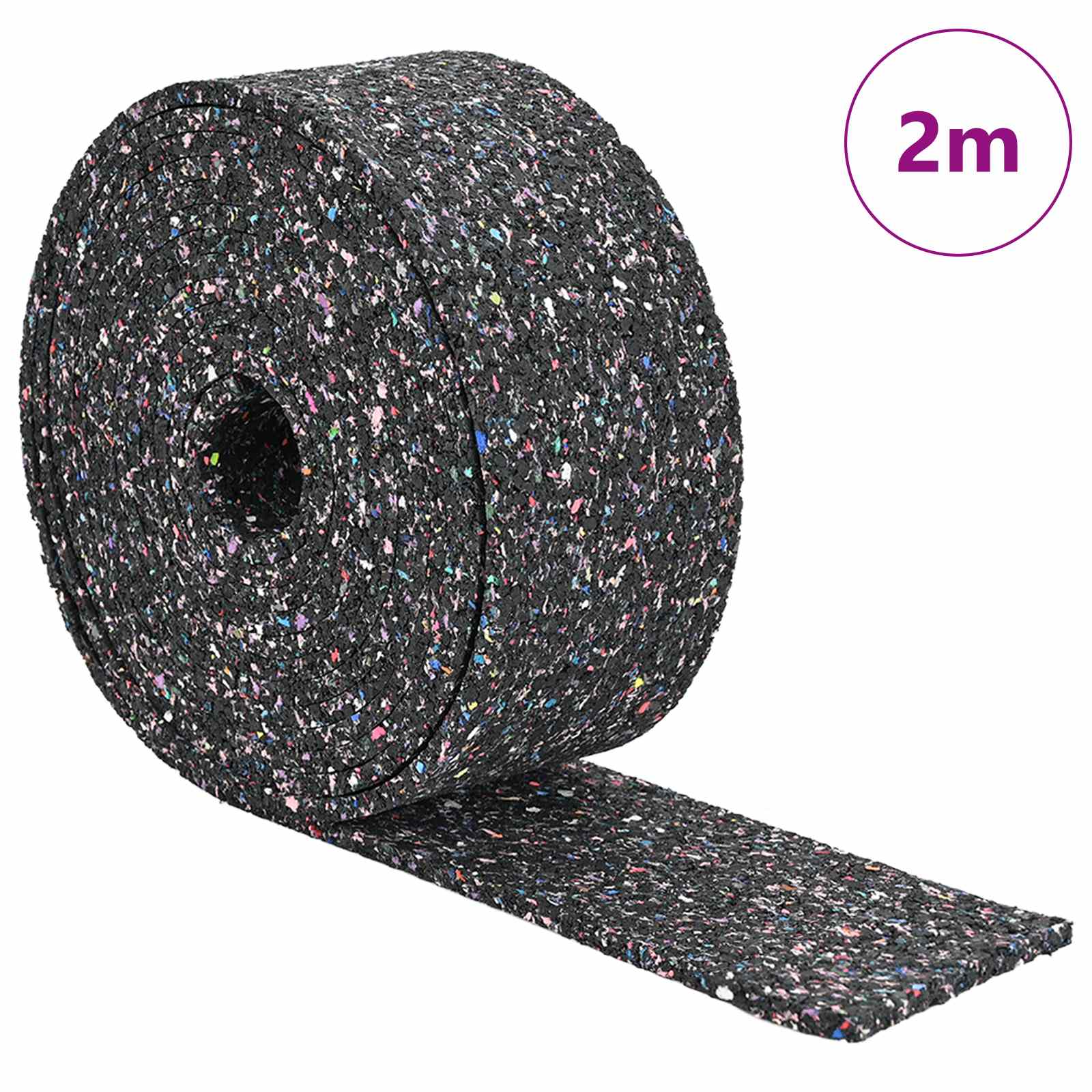 Gumi granulate tekercs fekete 200 x 5 x 0,8 cm gumi