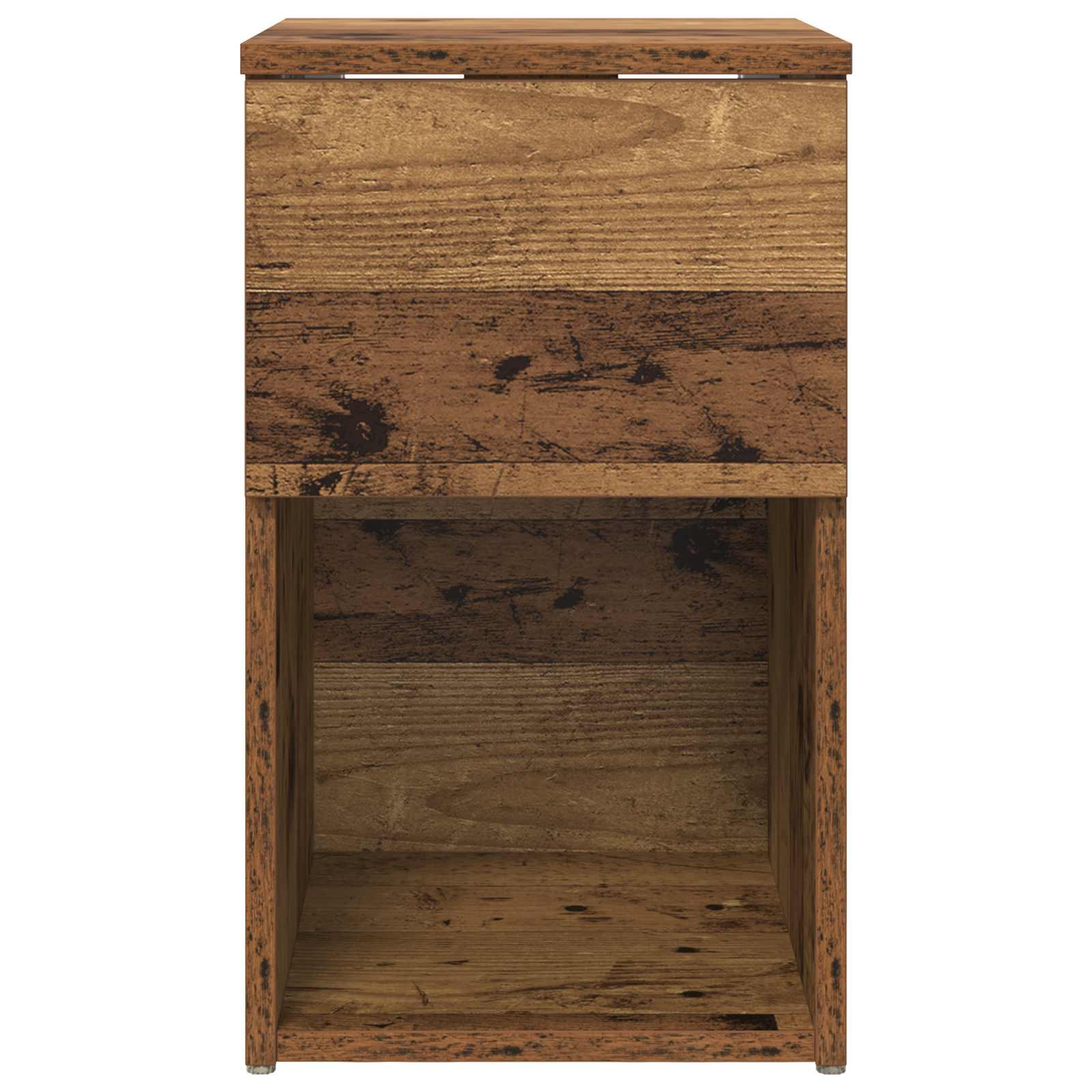 Ágyat tartó szekrény 2 db antik fa 29 x 31,5 x 49 cm szerelt fa