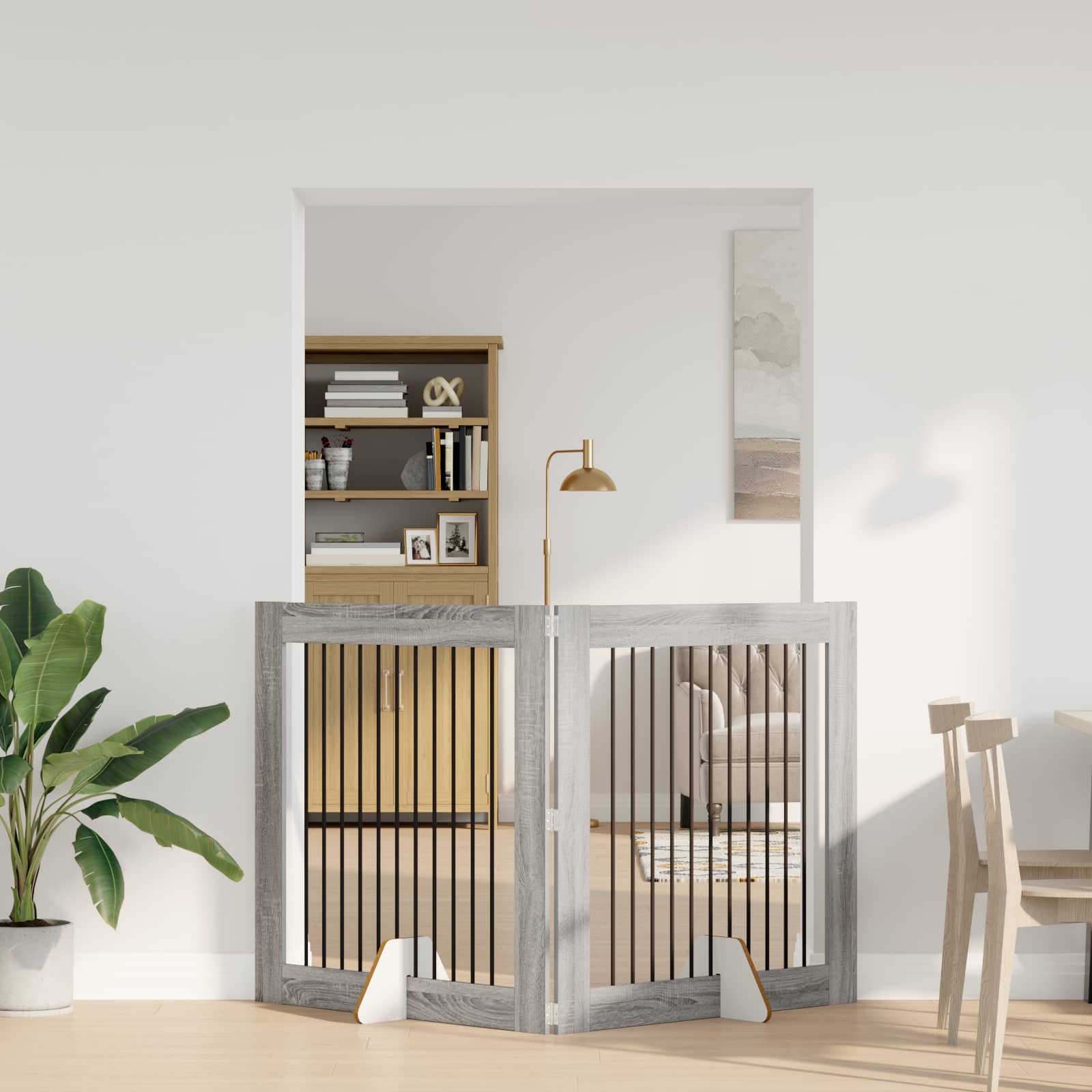 Kutyajátszó 2 pcs szürke sonoma 100 x 100 cm horganyzott acél