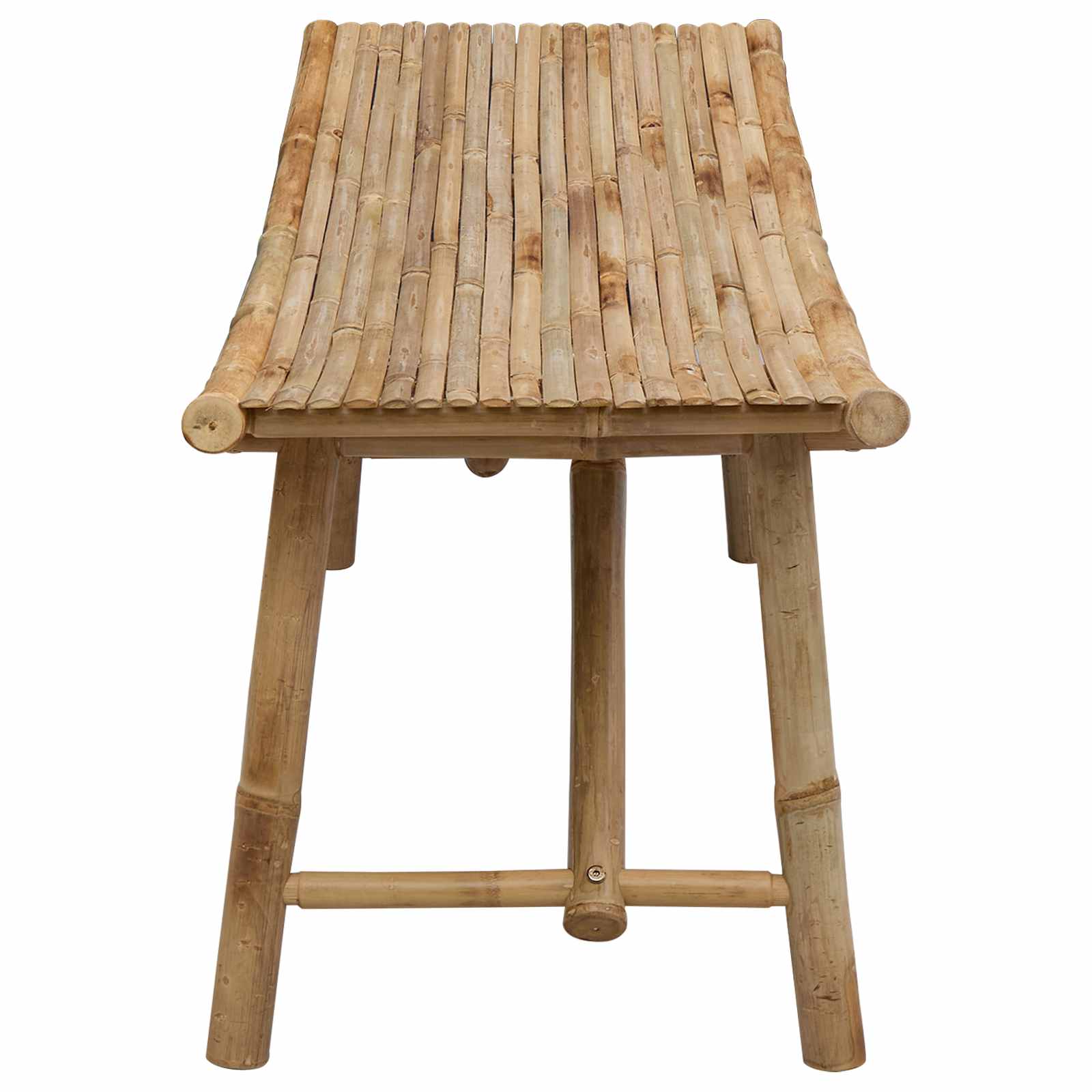 Kerti pad természetes 110 x 45 x 50 cm bambusz